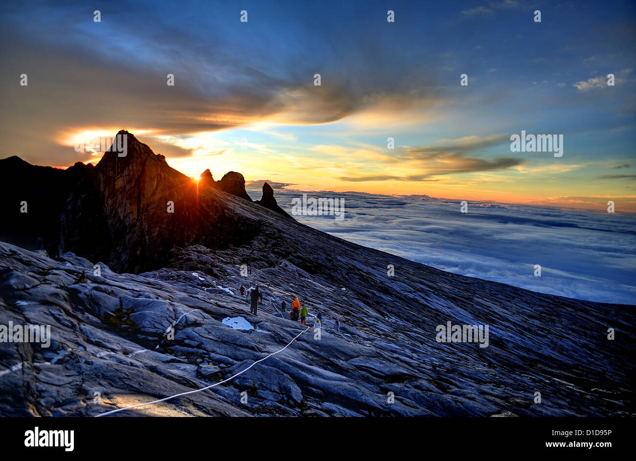 Mount Kinabalu, near Low's Peak, about 3900m Stock Photo - Alamy