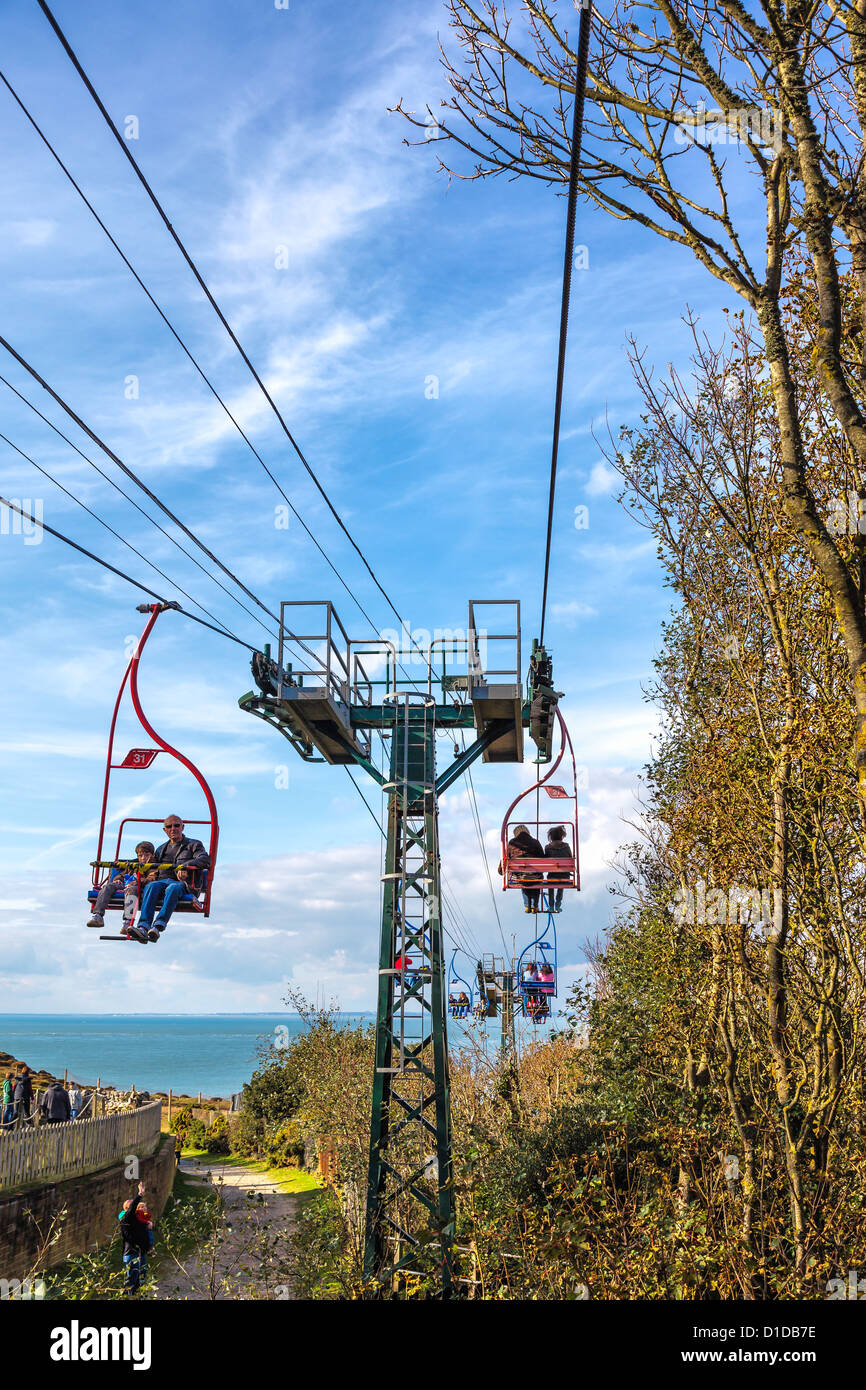 Chairlift needles isle wight uk hires stock photography and images Alamy