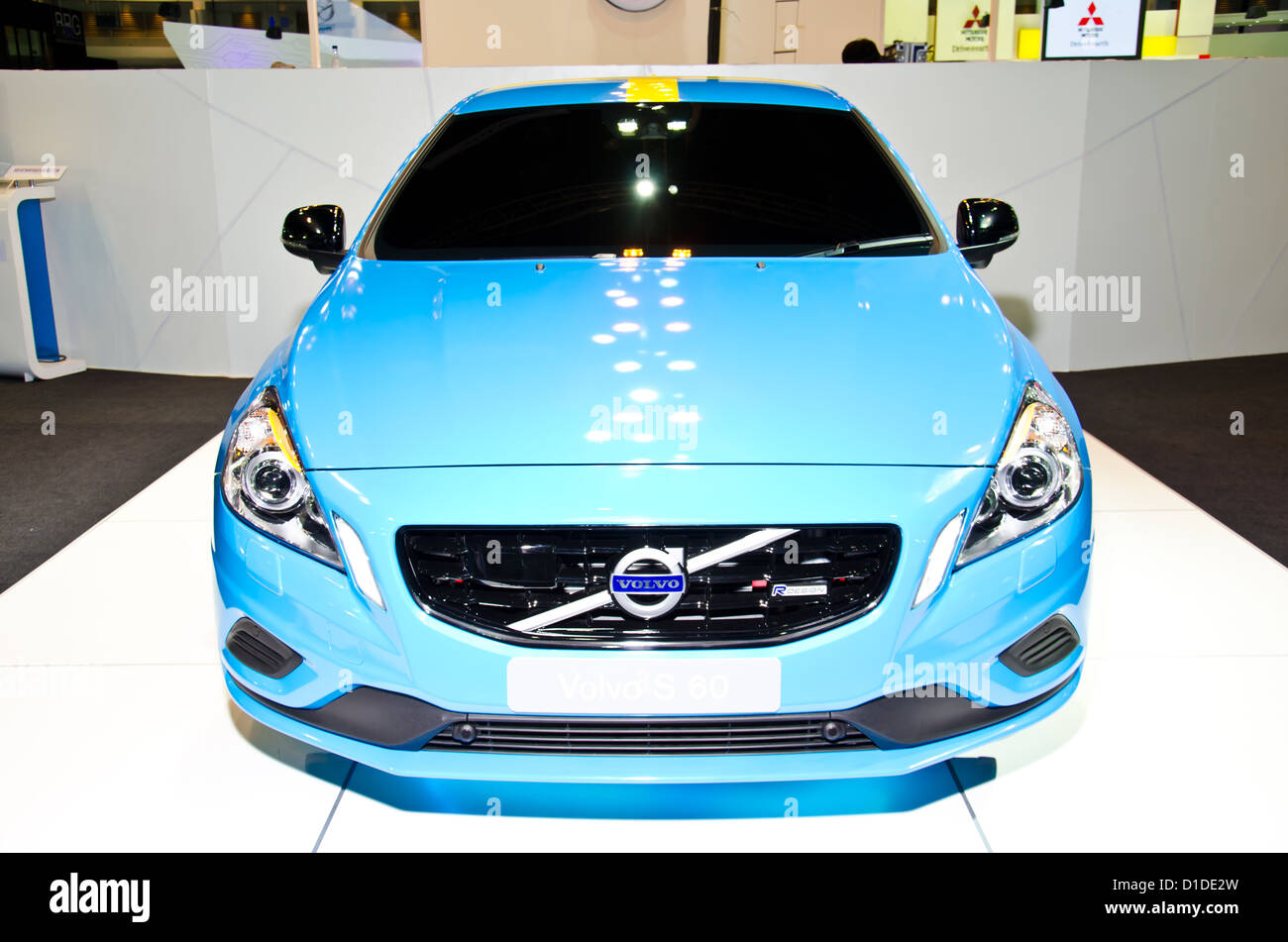 The Volvo S 60 car on display at The 29th Thailand International Motor Expo Stock Photo