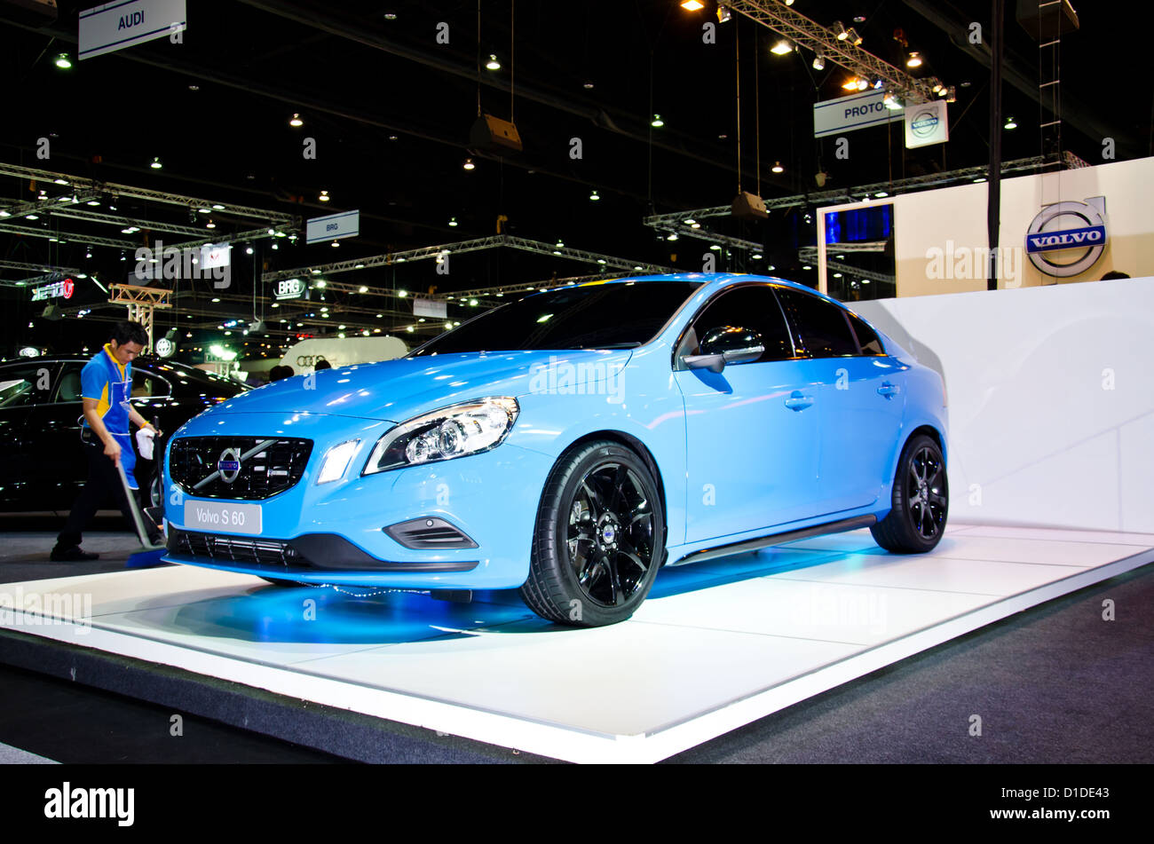 Volvo S 60 car on display at The 29th Thailand International Motor Expo Stock Photo