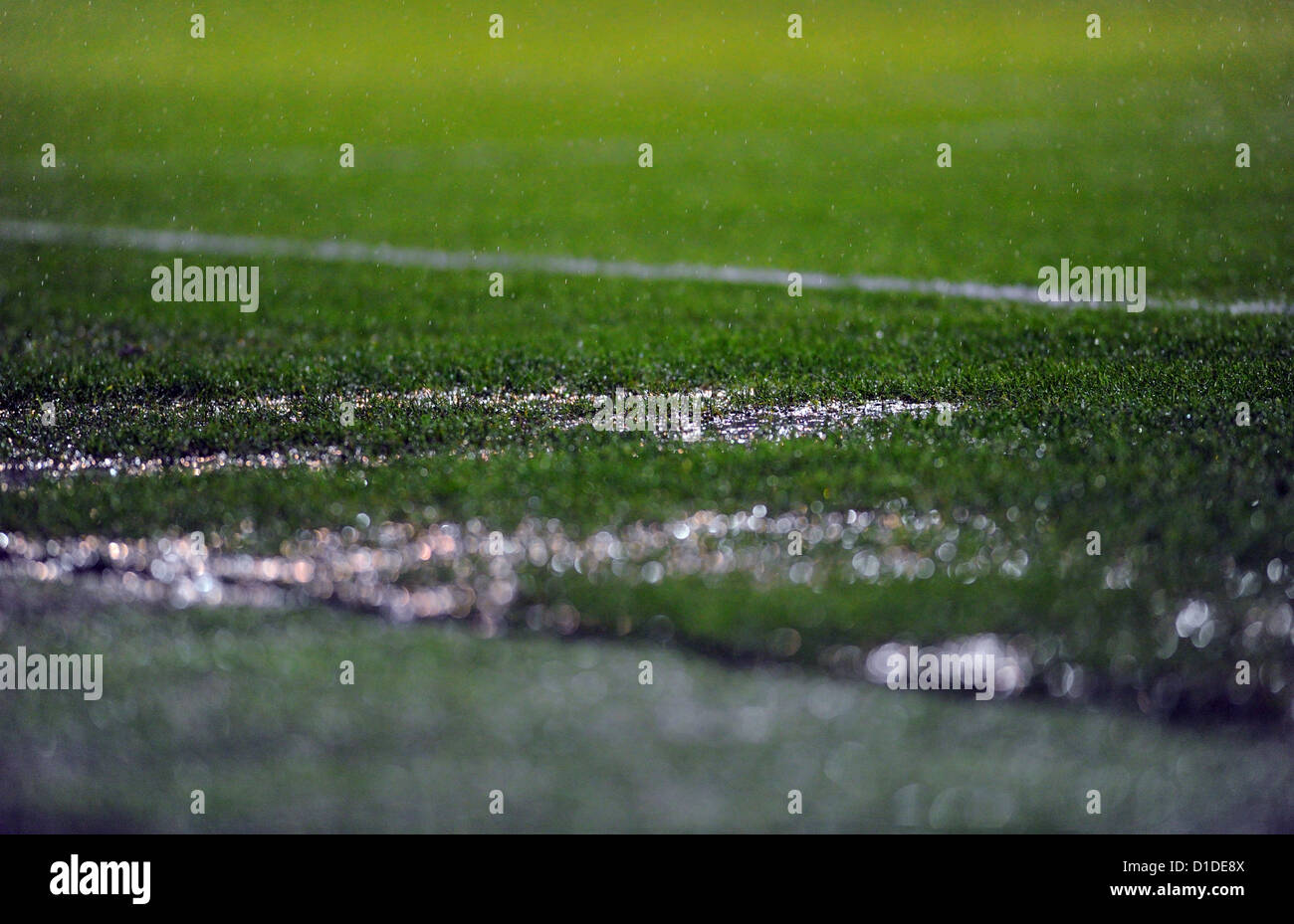 Football on waterlogged pitch hires stock photography and images Alamy
