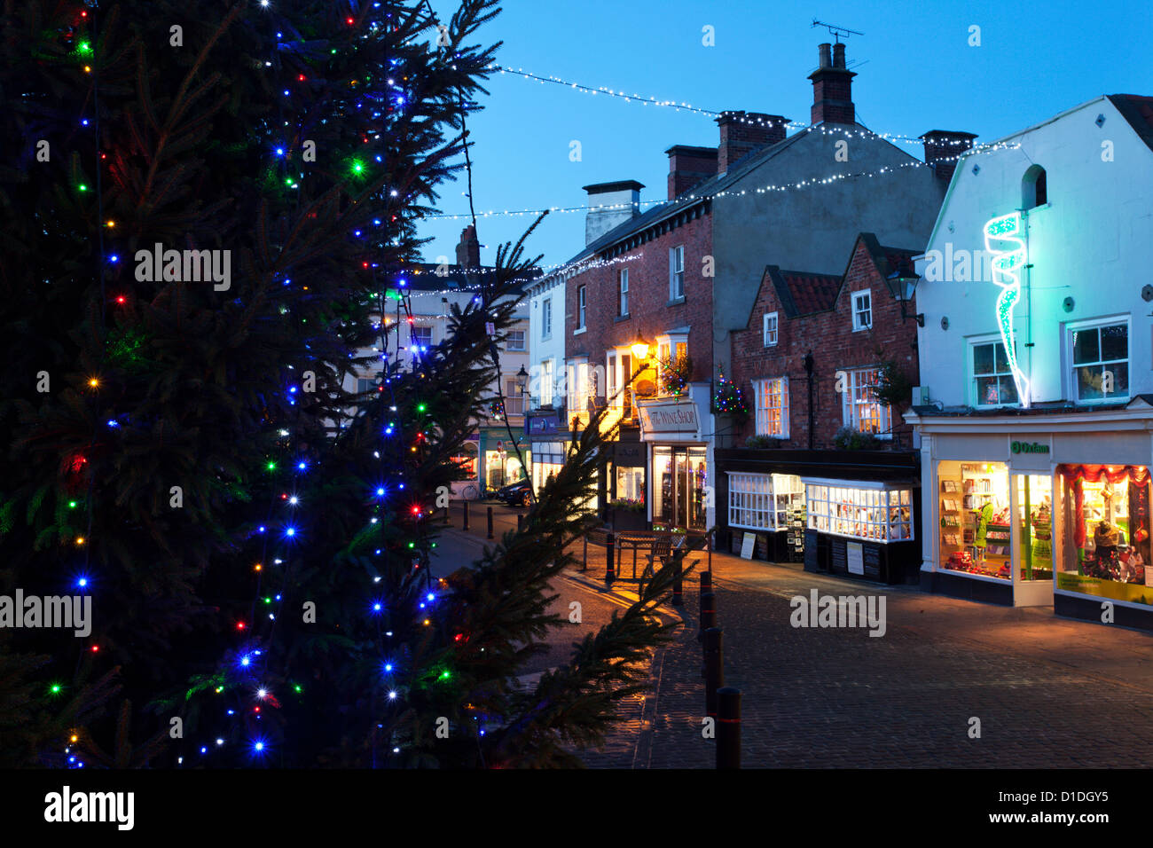 Knaresborough christmas tree hires stock photography and images Alamy