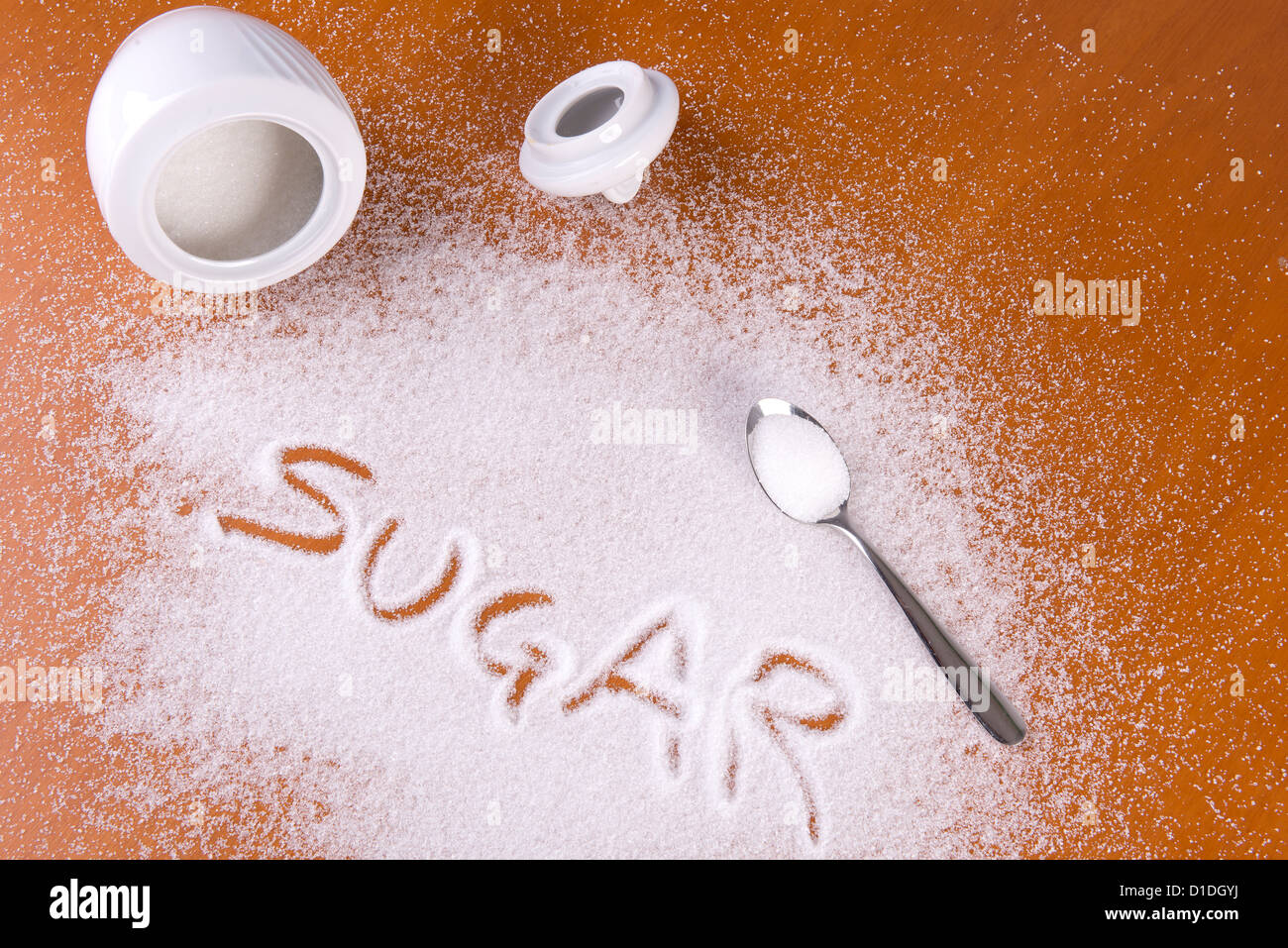 Spilled sugar and sugar bowl hires stock photography and images Alamy