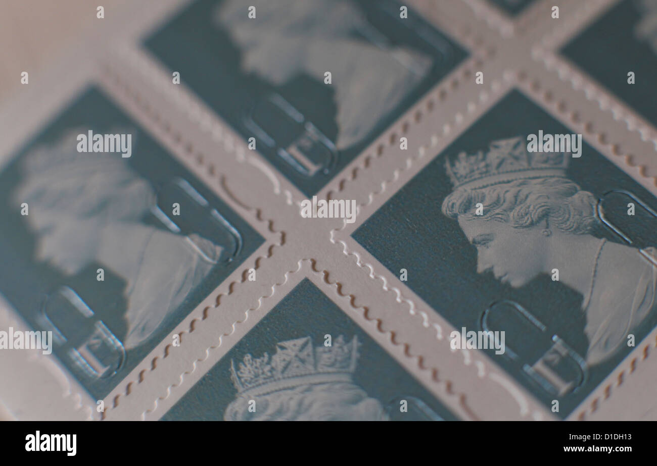 Royal Mail First Class Stamps Stock Photo Alamy