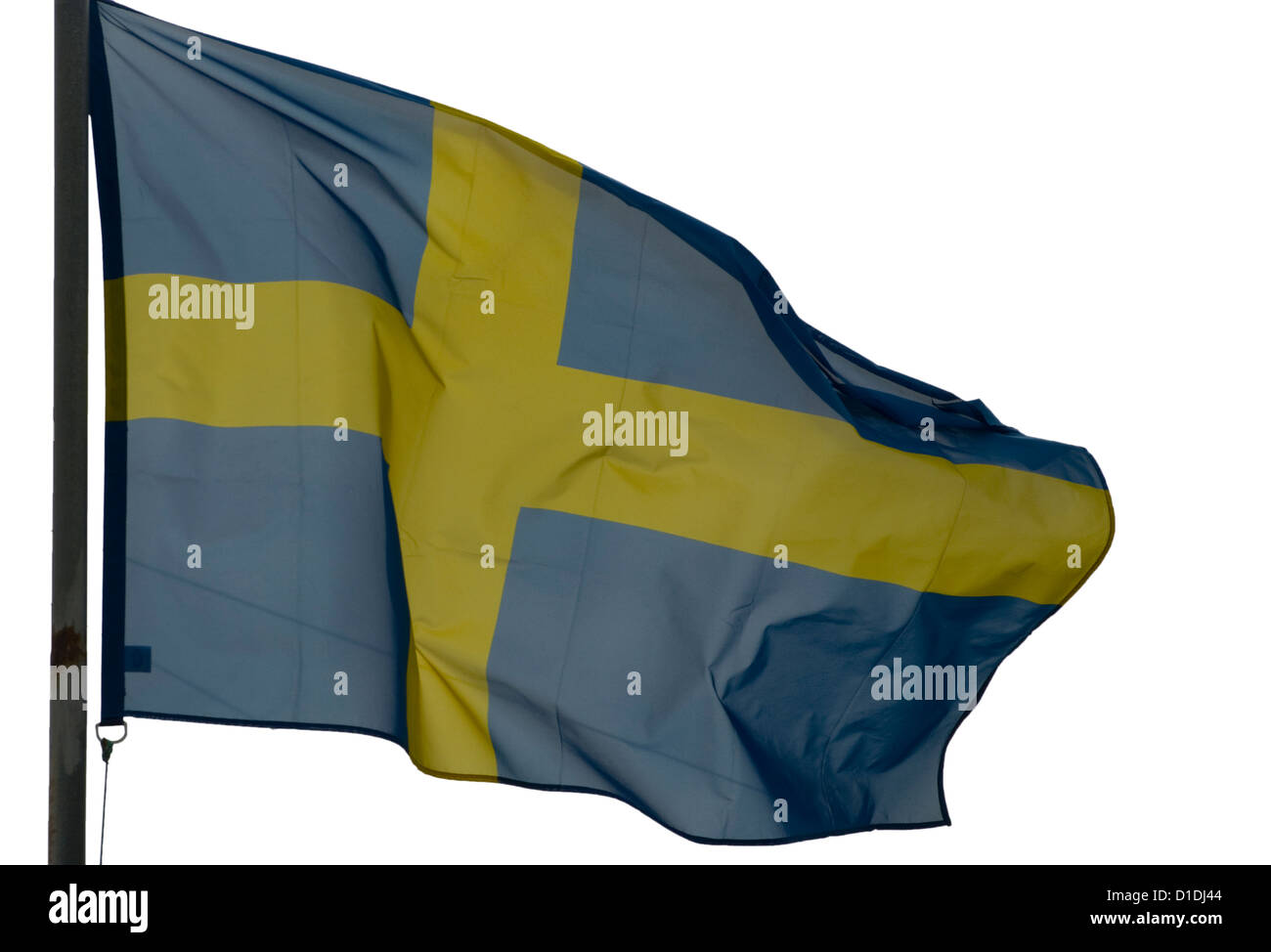 Swedish Flag Stock Photo