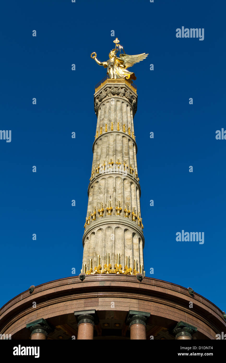 The Victory Column (Siegessäule) in Berlin, Germany Stock Photo