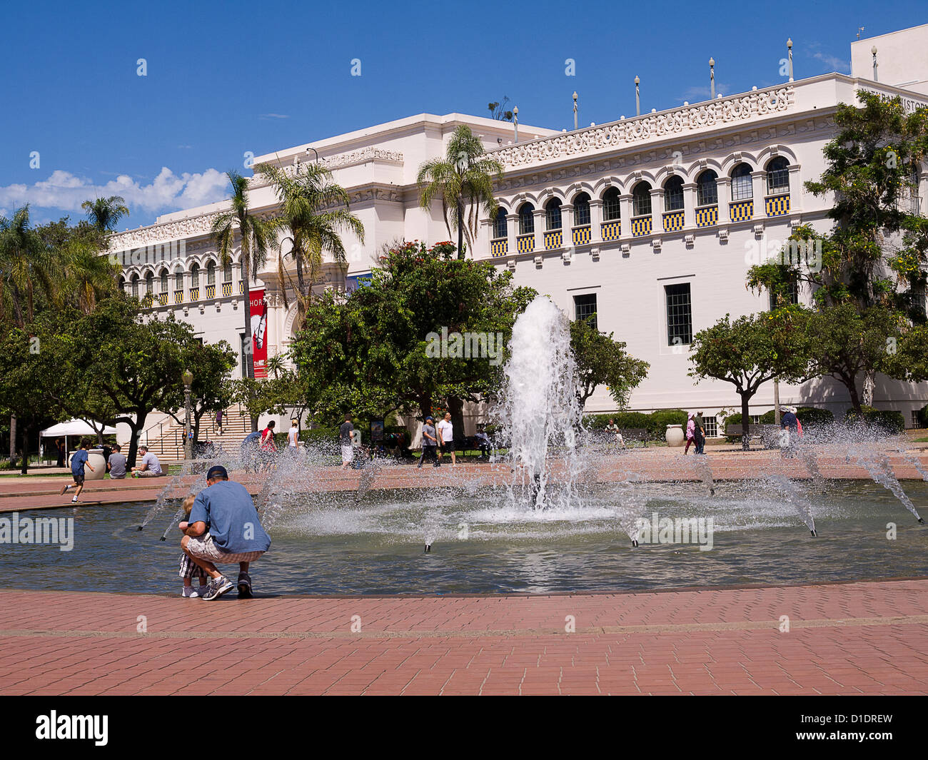 Fountains in Balboa Park in San Diego California USA Stock Photo Alamy