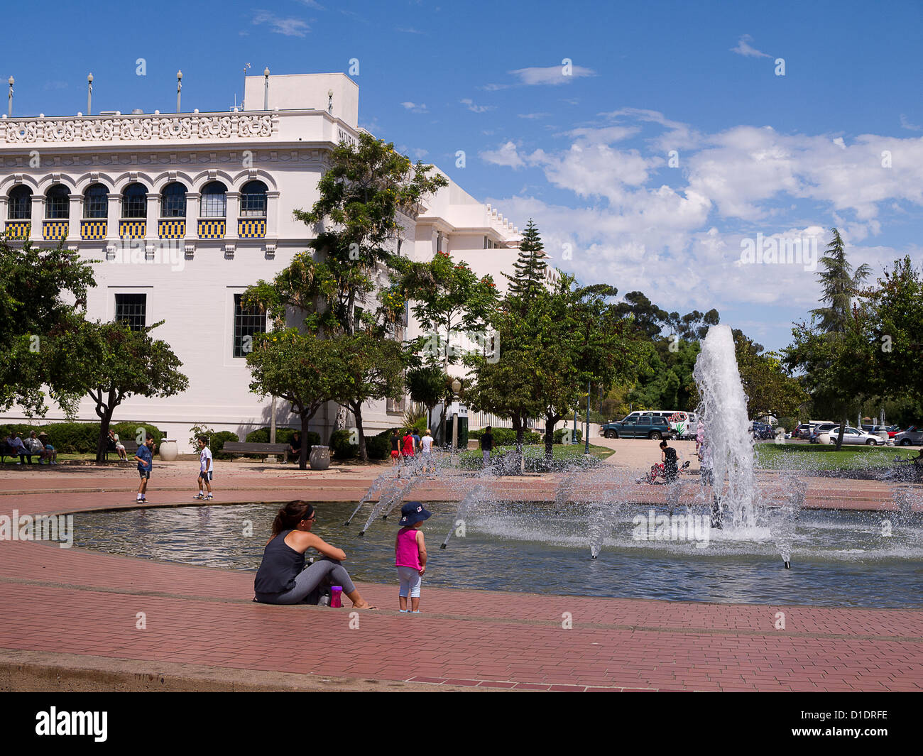 Fountains in Balboa Park in San Diego California USA Stock Photo Alamy