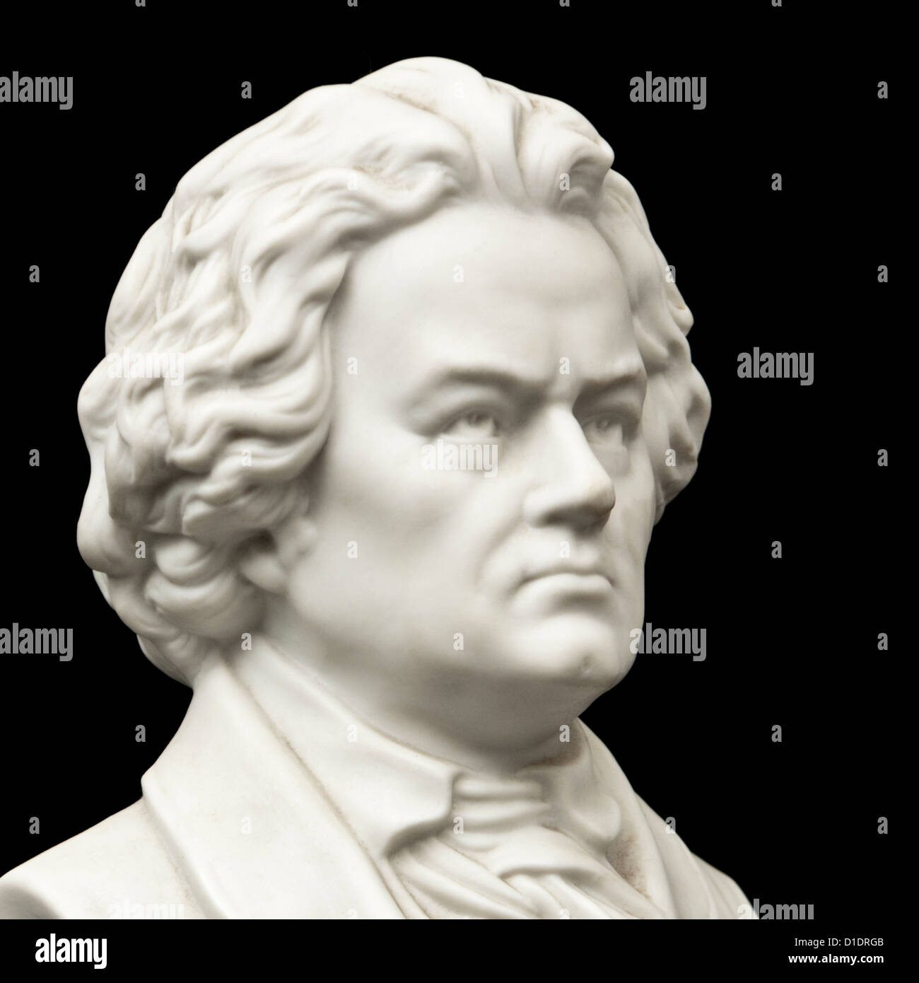 Bust of 18th century German composer Ludwig van Beethoven (1770-1827) Stock Photo