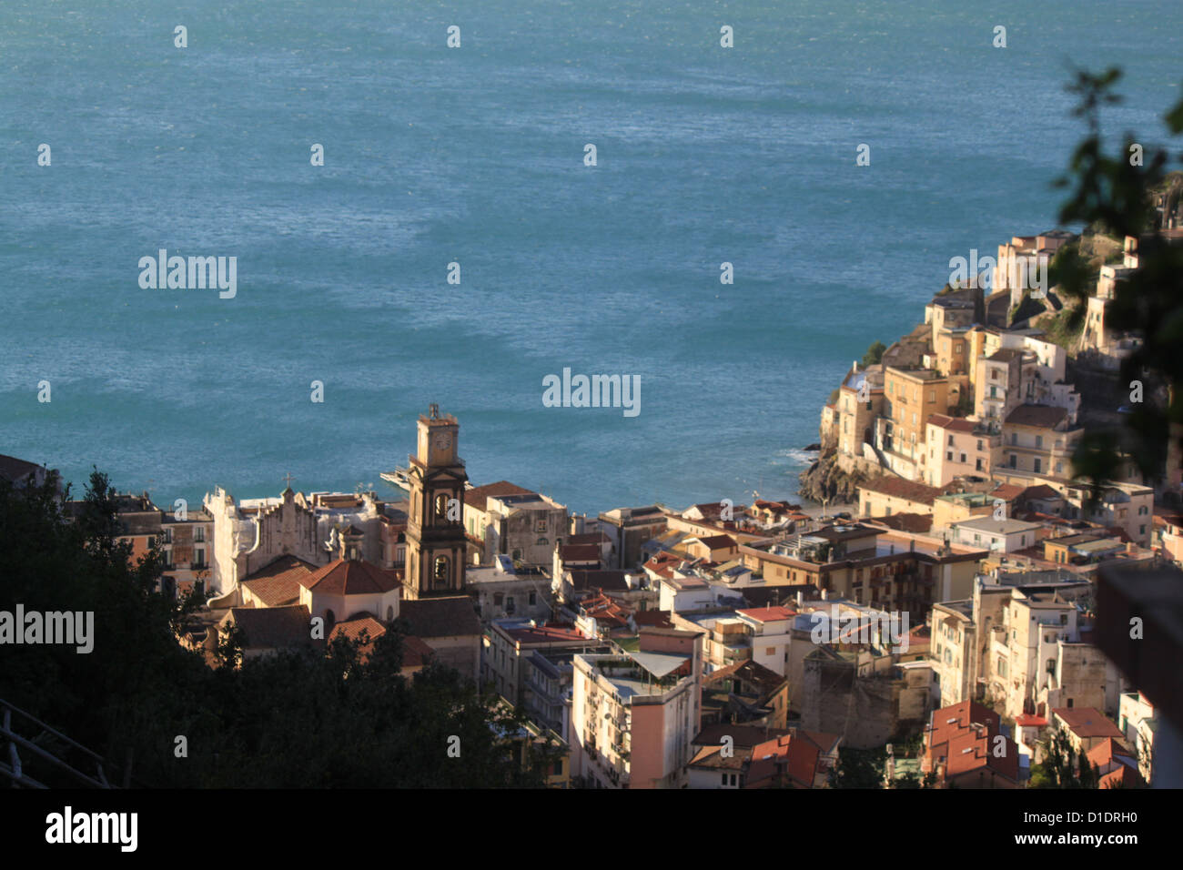 Minori on Amalfi coast in December Stock Photo - Alamy