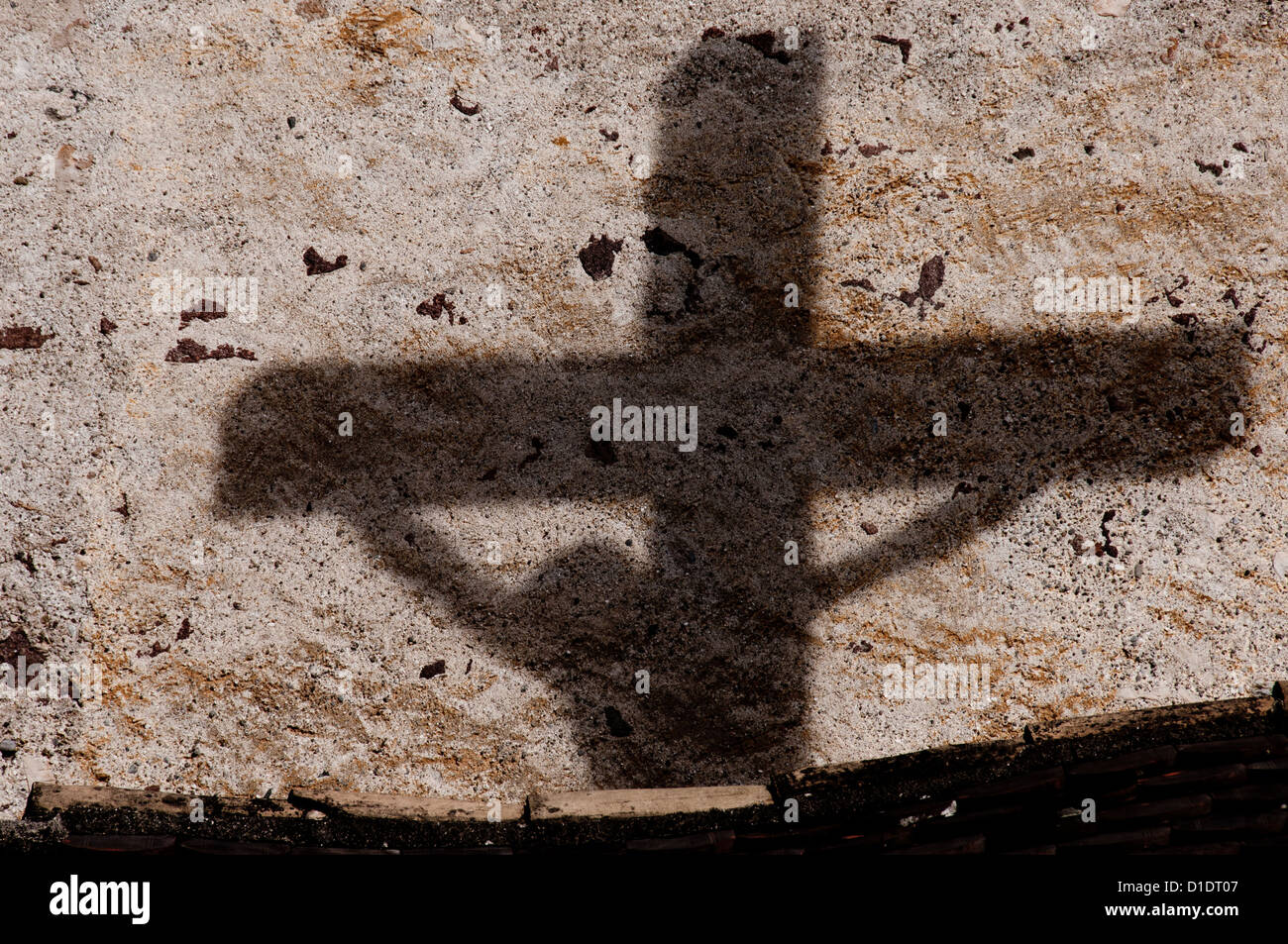 Crucifix shadow Stock Photo