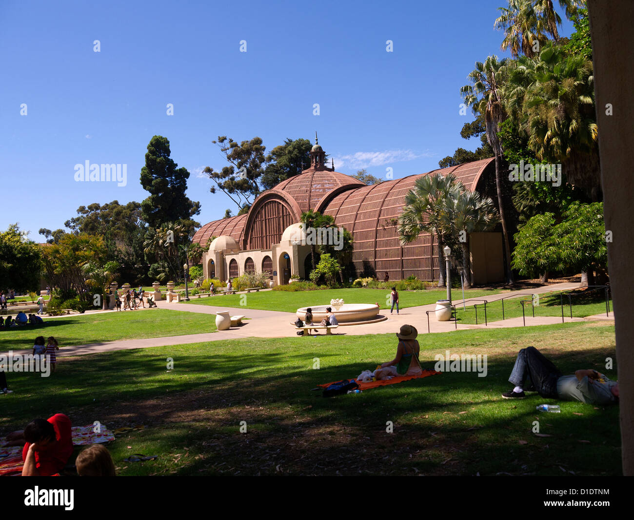 Botanical Garden In Balboa Park In San Diego California Usa Stock