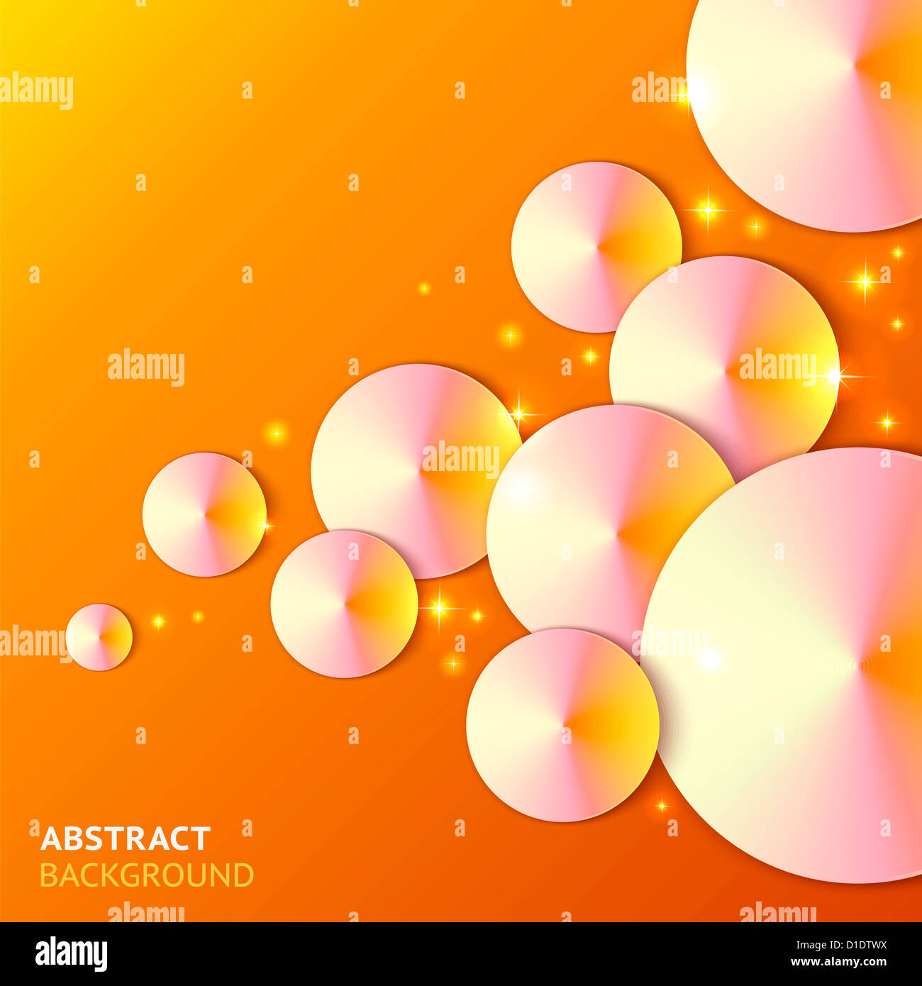 Abstract web design bubbles background, vector illustration Stock Photo ...