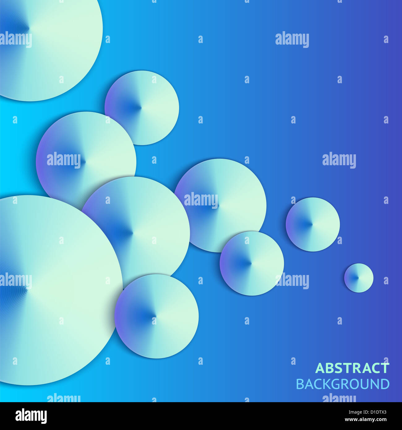 Abstract web design bubbles background with lights, vector Stock Photo ...