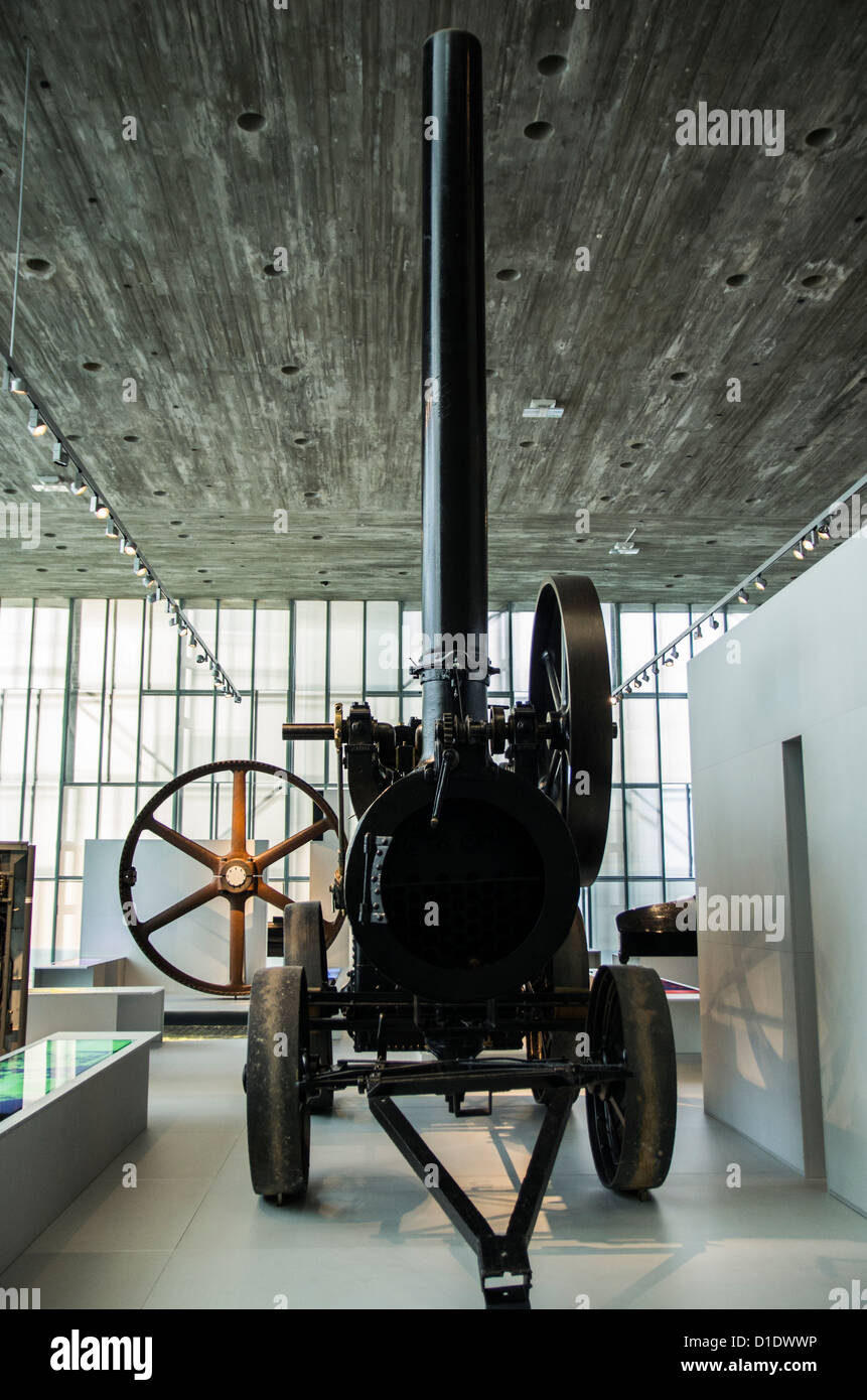 Steam engine in Spanish National Museum of Science and Technology