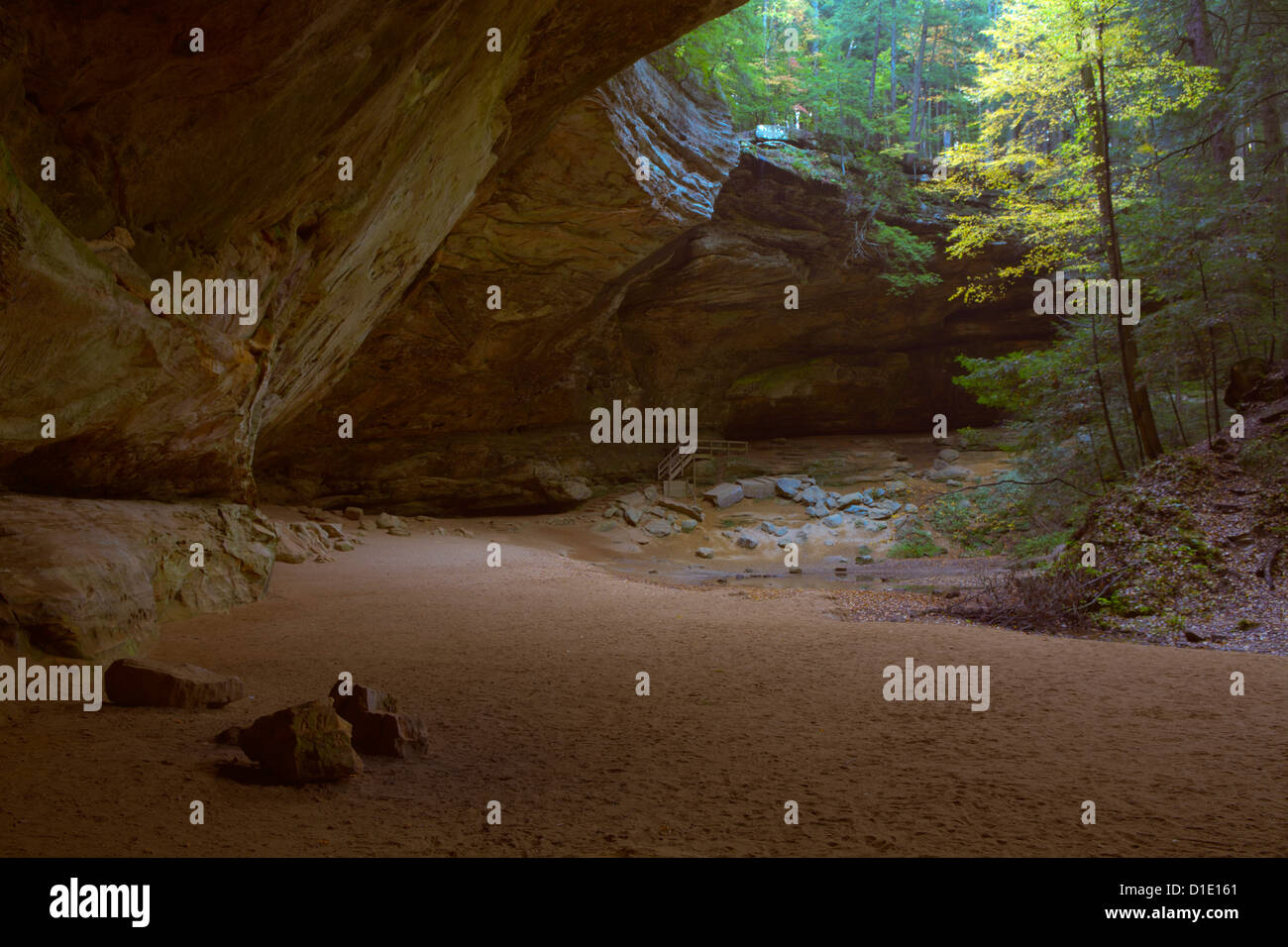 Ash Cave in Hocking Hills State Park, Ohio Stock Photo Alamy