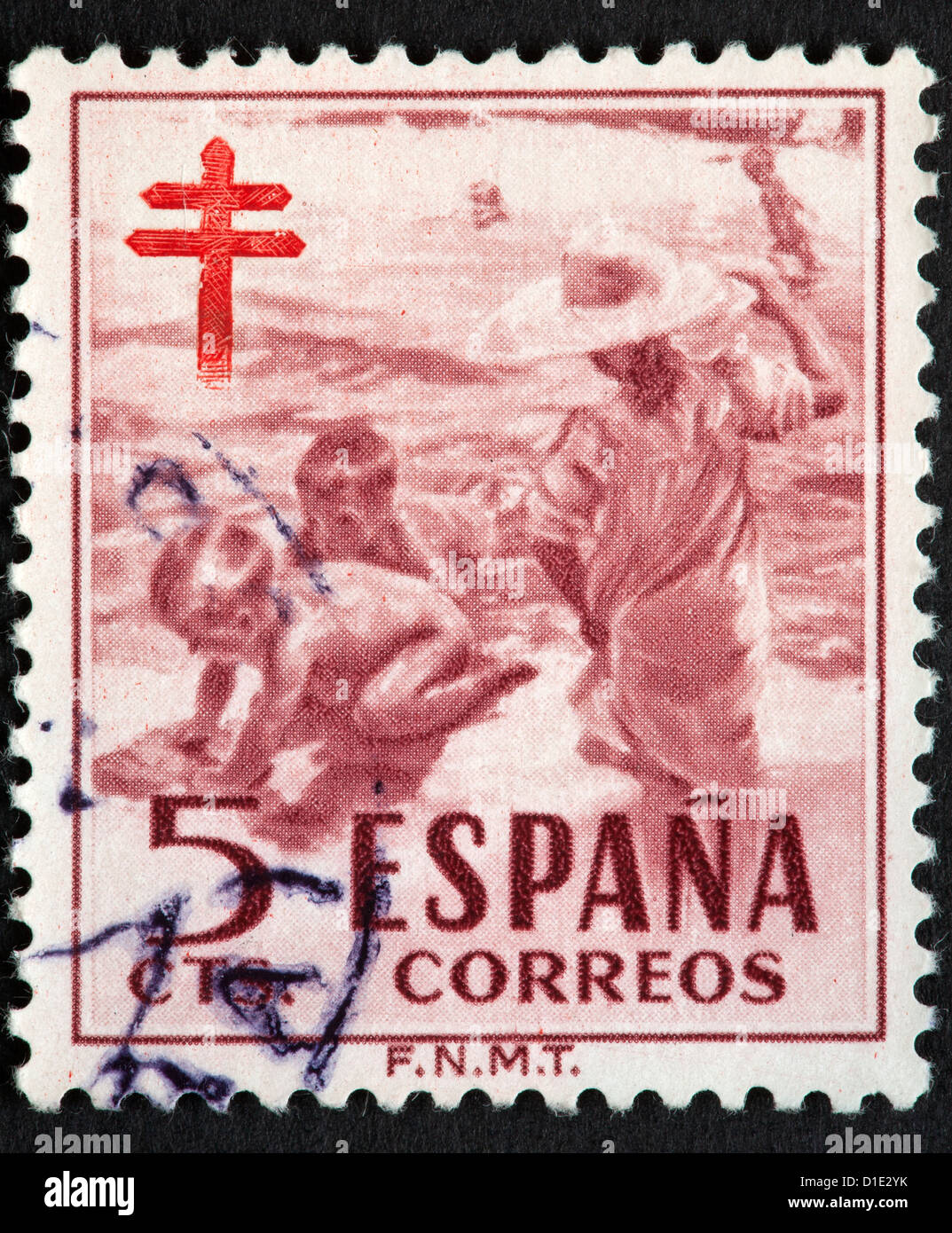Spanish postage stamp Stock Photo Alamy