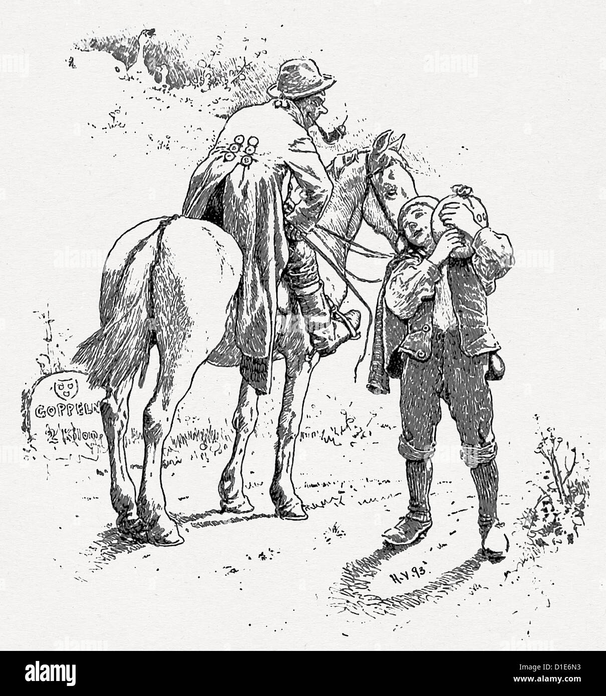 Hans in Luck Stock Photo Alamy