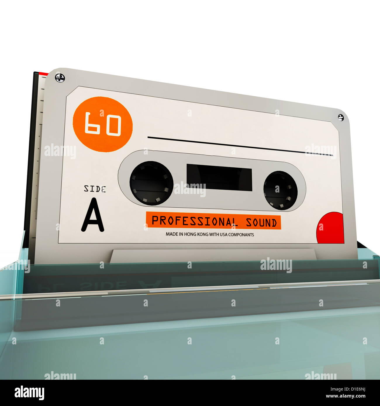 cassette tape isolated on white background Stock Photo - Alamy