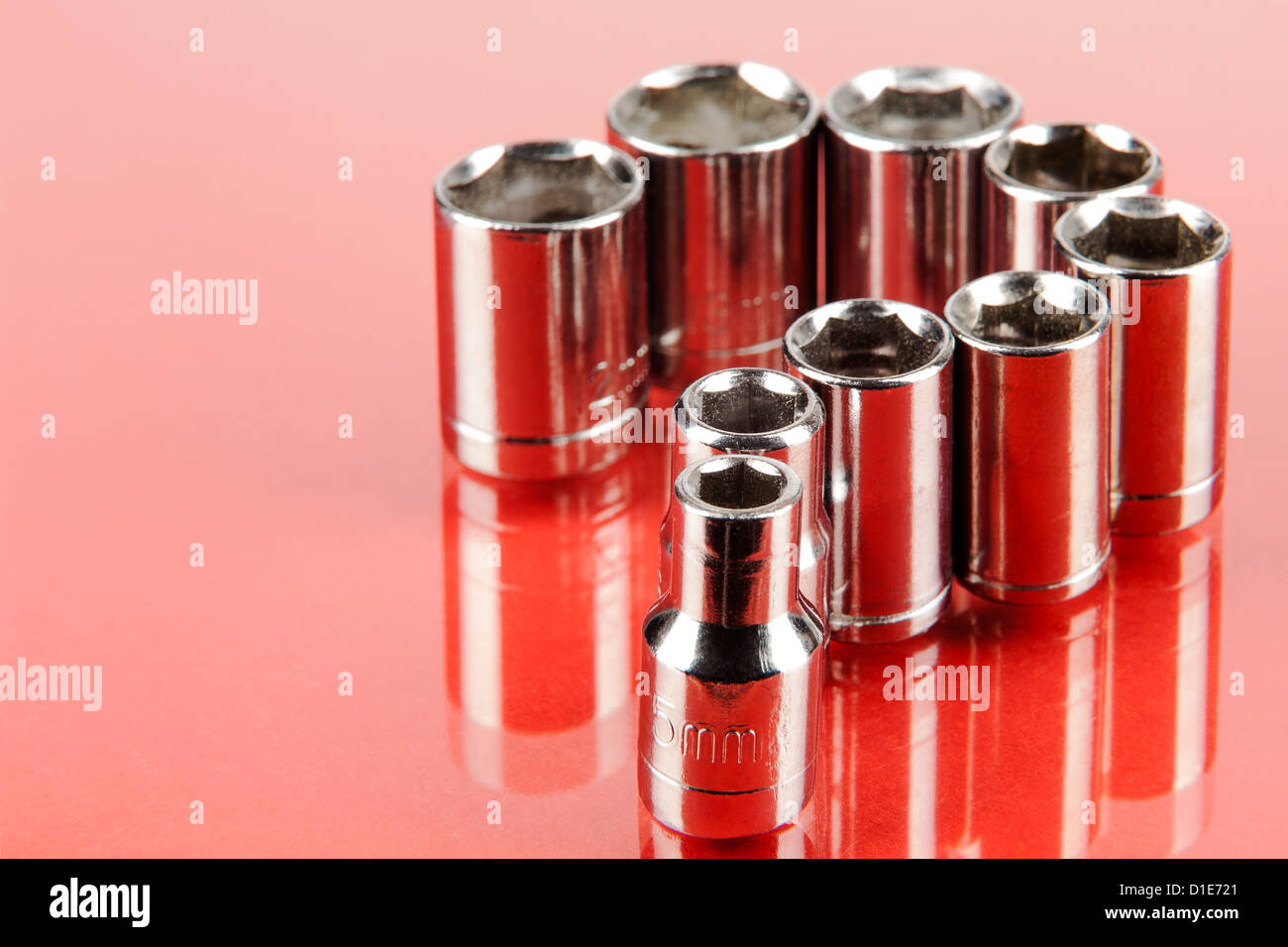 Socket wrenches Stock Photo