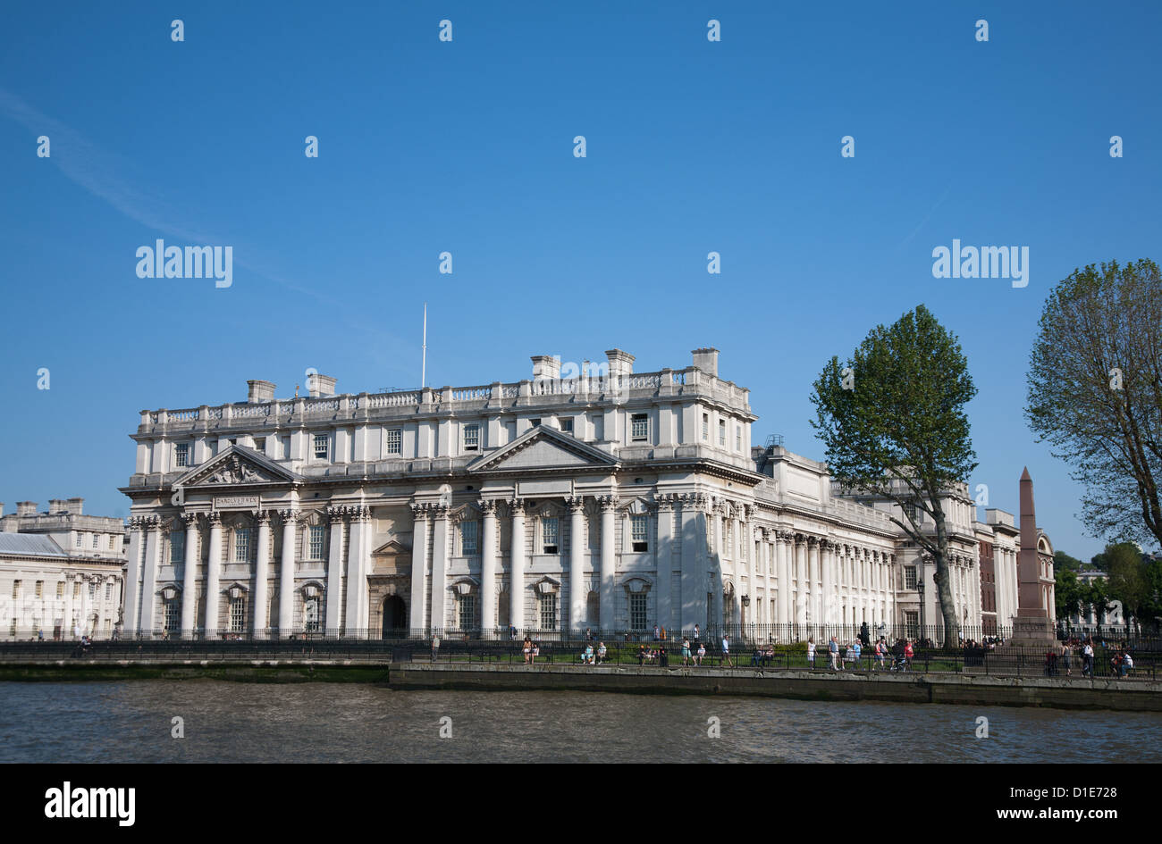 The Royal Naval College on the River Thames, UNESCO World Heritage Site, Greenwich, London, England, United Kingdom, Europe Stock Photo