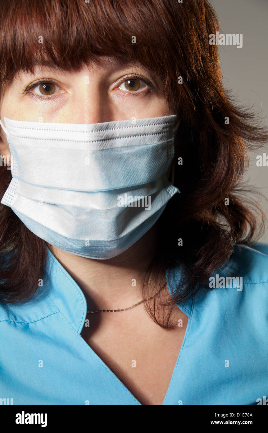 Woman looks up medical hi-res stock photography and images - Alamy