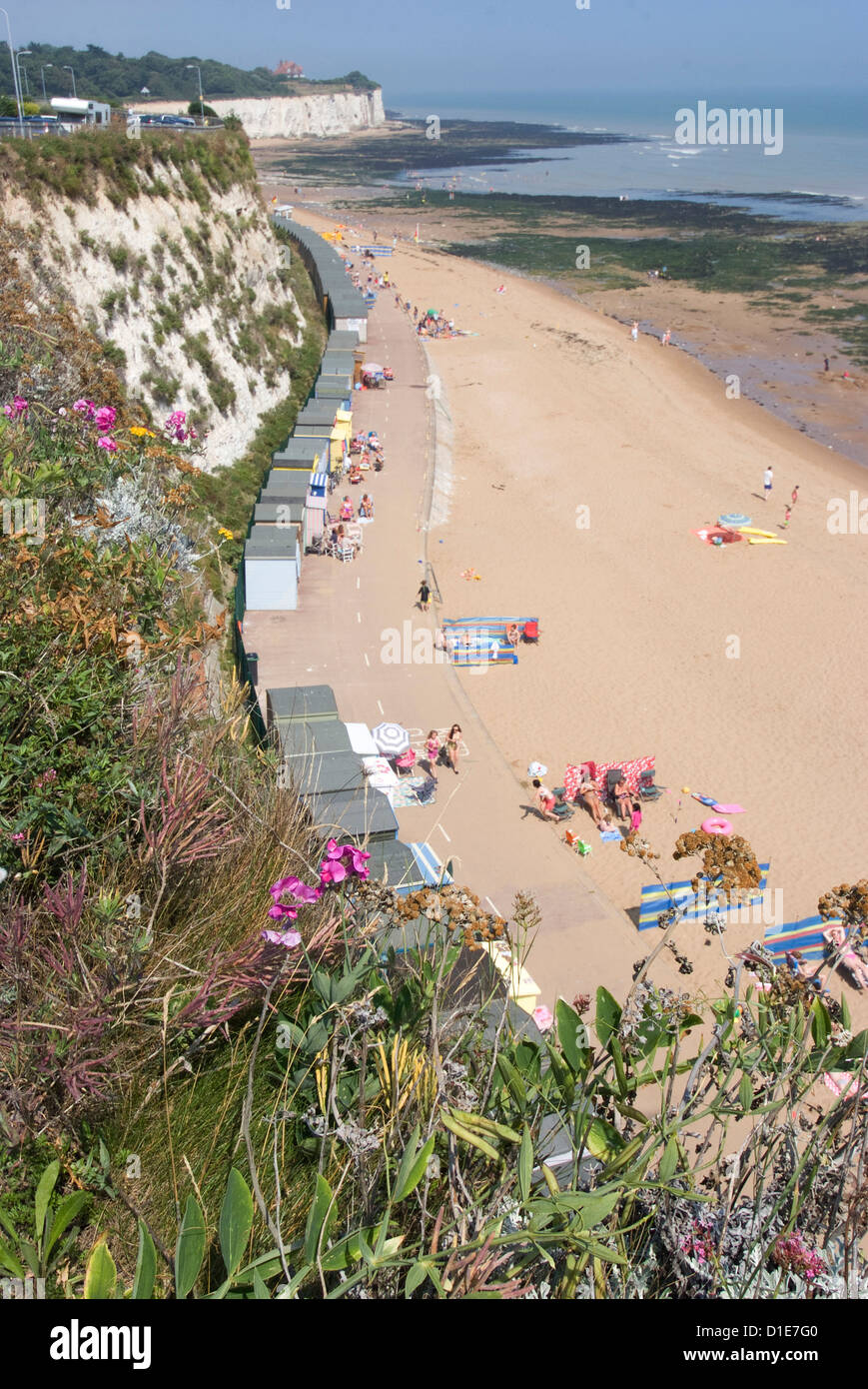 Beach, Stone Bay, Broadstairs, Kent, England, United Kingdom, Europe Stock Photo