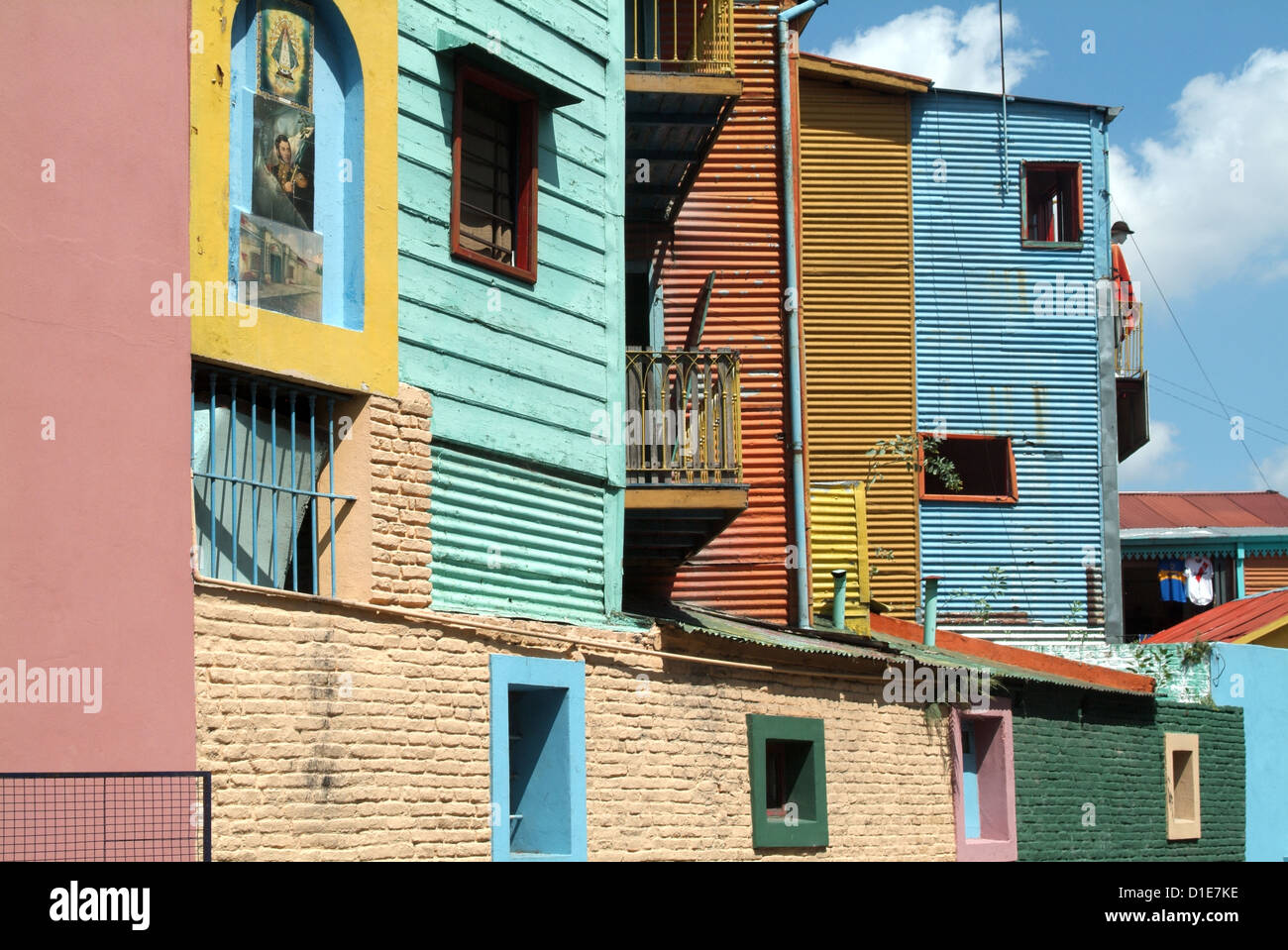Caminito (Little Street), La Boca, Buenos Aires, Argentina, South America Stock Photo