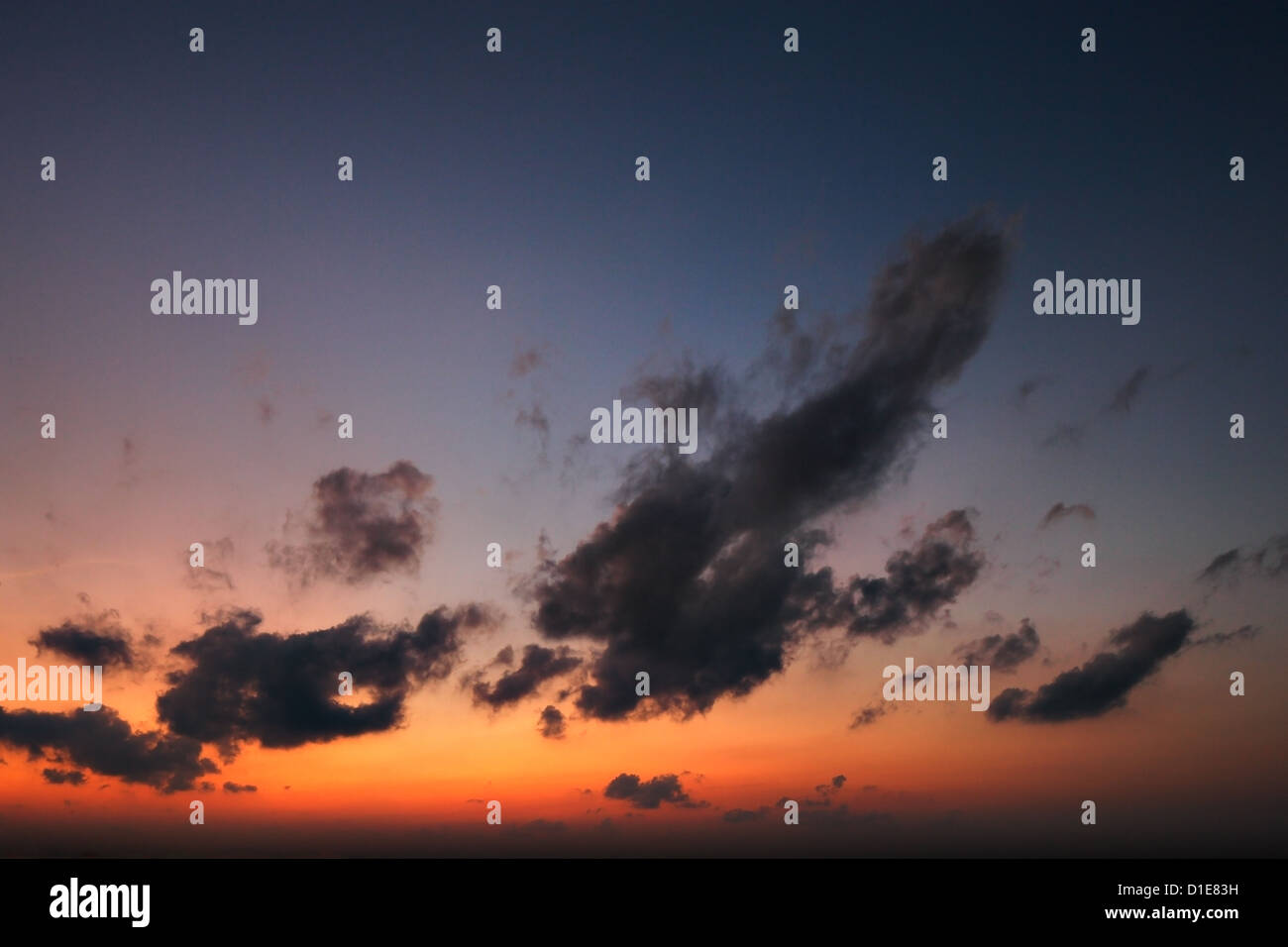 A beautiful sunset sky Stock Photo - Alamy