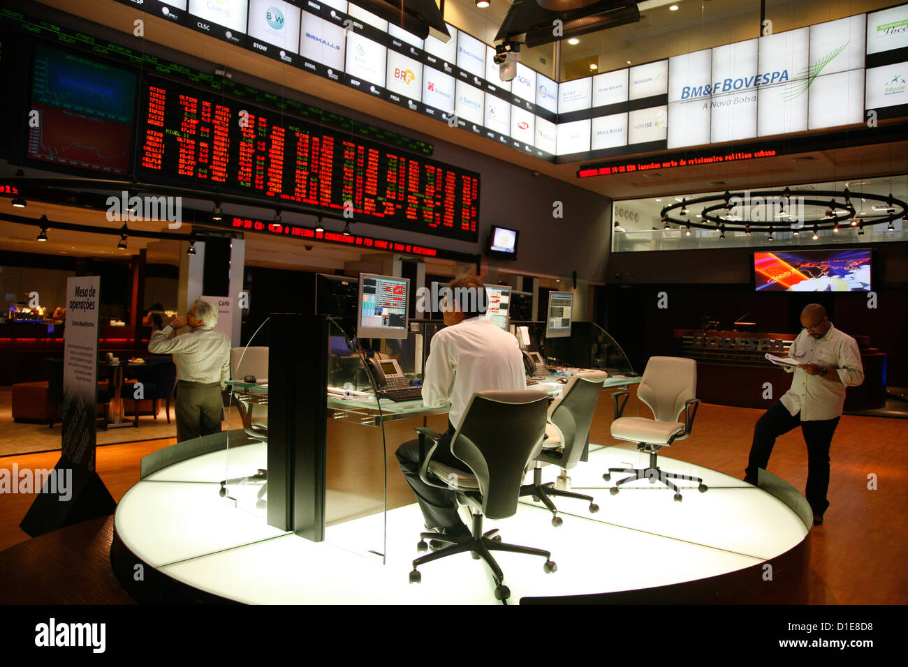 The Bovespa Stock Exchange, Sao Paulo, Brazil, South America Stock Photo