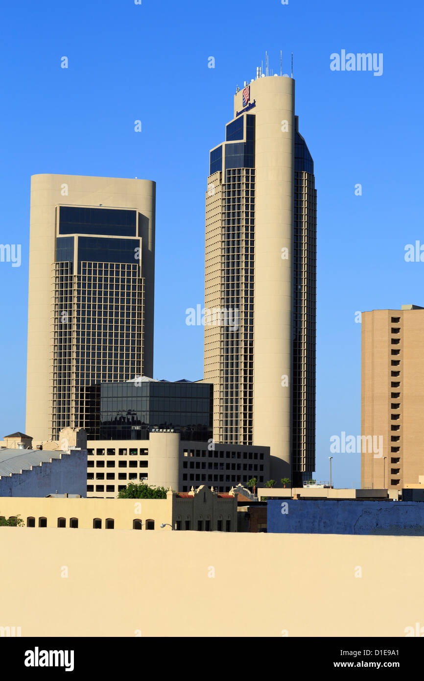 Downtown skyscrapers, Corpus Christi, Texas, United States of America, North America Stock Photo