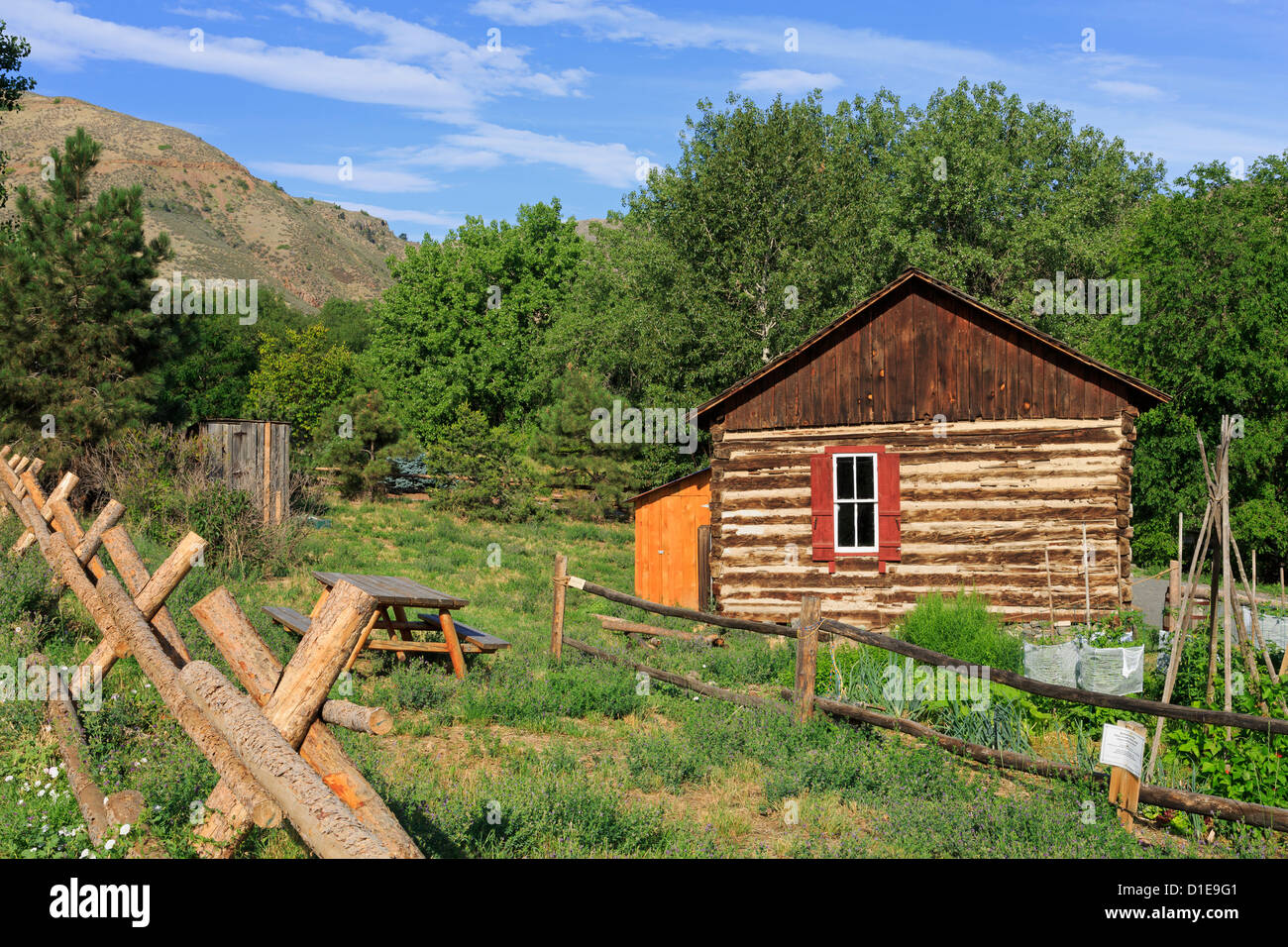 Clear Creek History Park, Golden, Colorado, United States of America, North America Stock Photo