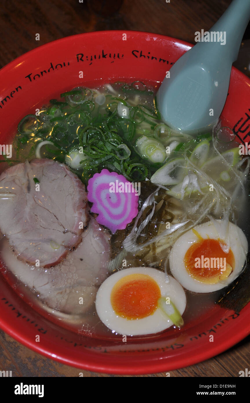 Naha (Okinawa, Japan), ramen soup Stock Photo Alamy