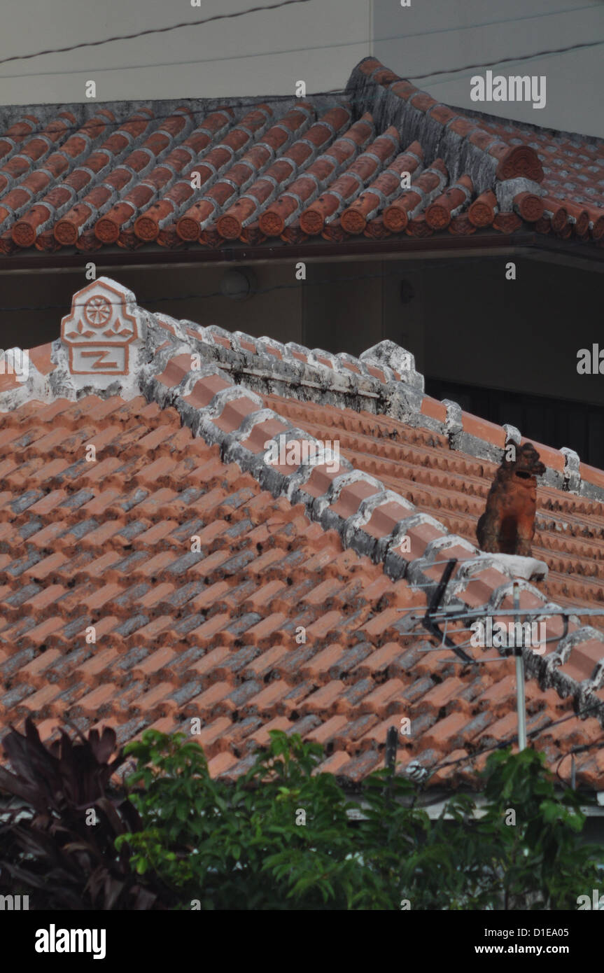The roof of traditional okinawa houses hires stock photography and images Alamy