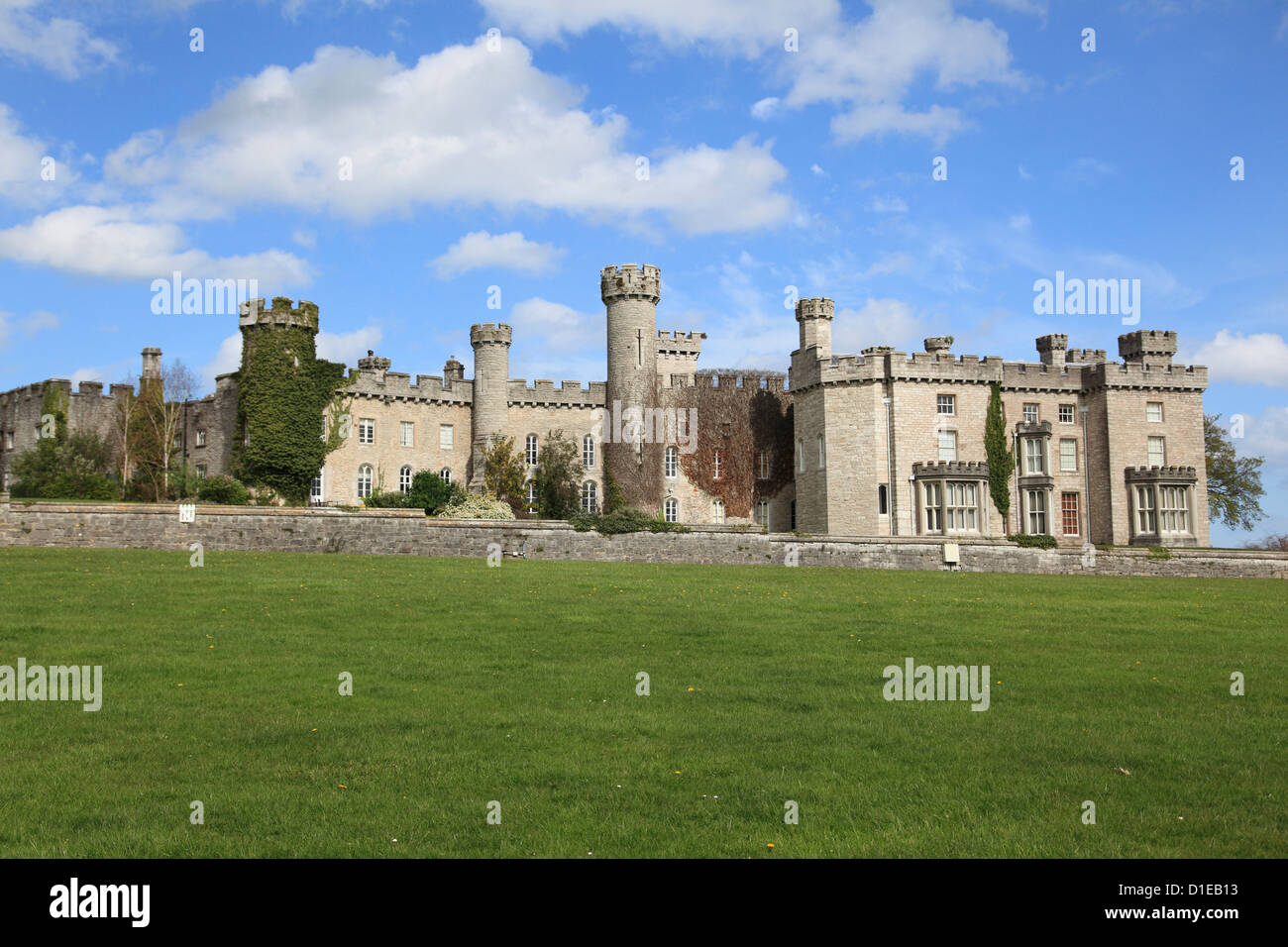 Bodelwyddan Castle, Denbighshire, Wales, North Wales, United Kingdom, Europe Stock Photo