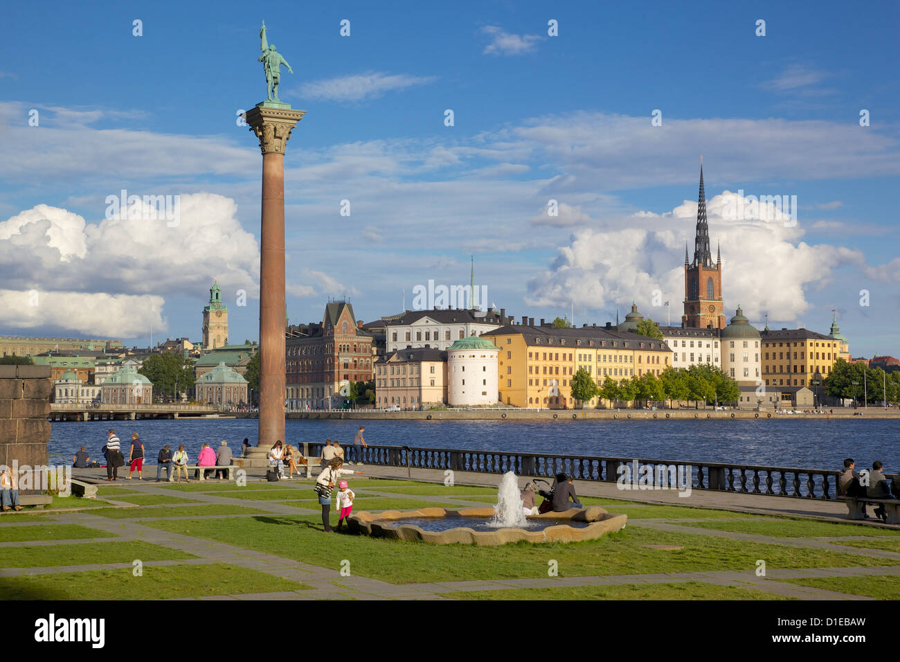 City skyline from City Hall, Stockholm, Sweden, Scandinavia, Europe Stock Photo
