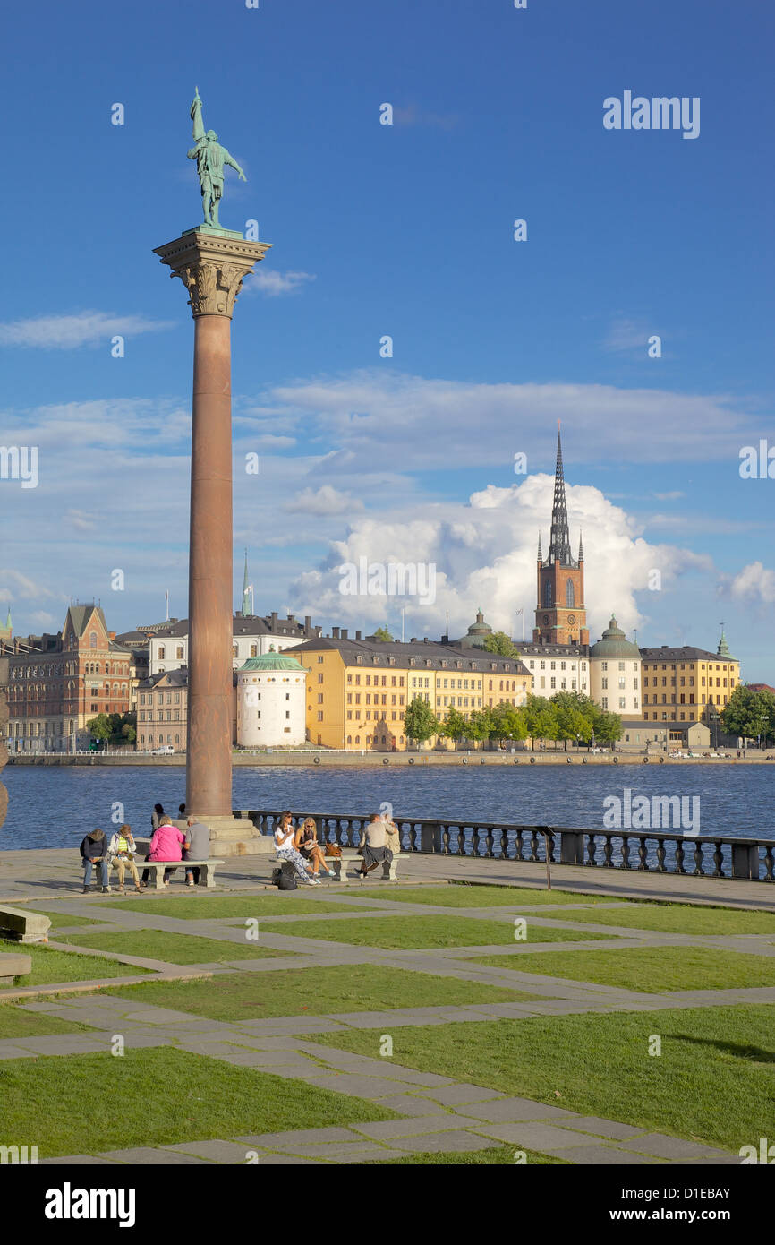 City skyline from City Hall, Stockholm, Sweden, Scandinavia, Europe Stock Photo