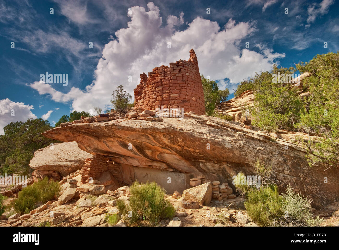 Painted Hand Pueblo, Anasazi ruins at Canyons of the Ancients National