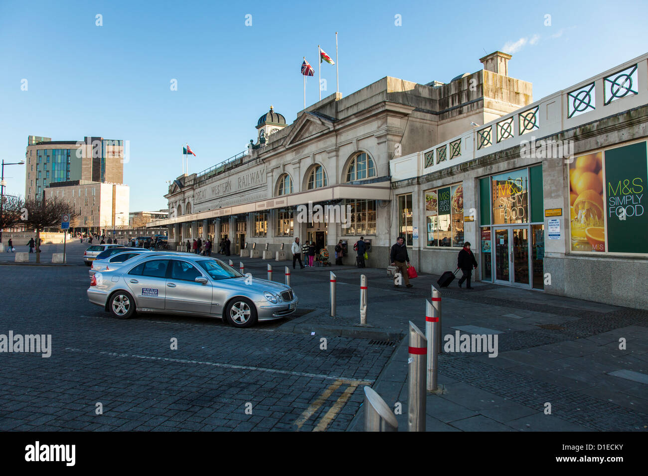 Cardiff central railway train station, Cardiff, Wales, UK. Stock Photo