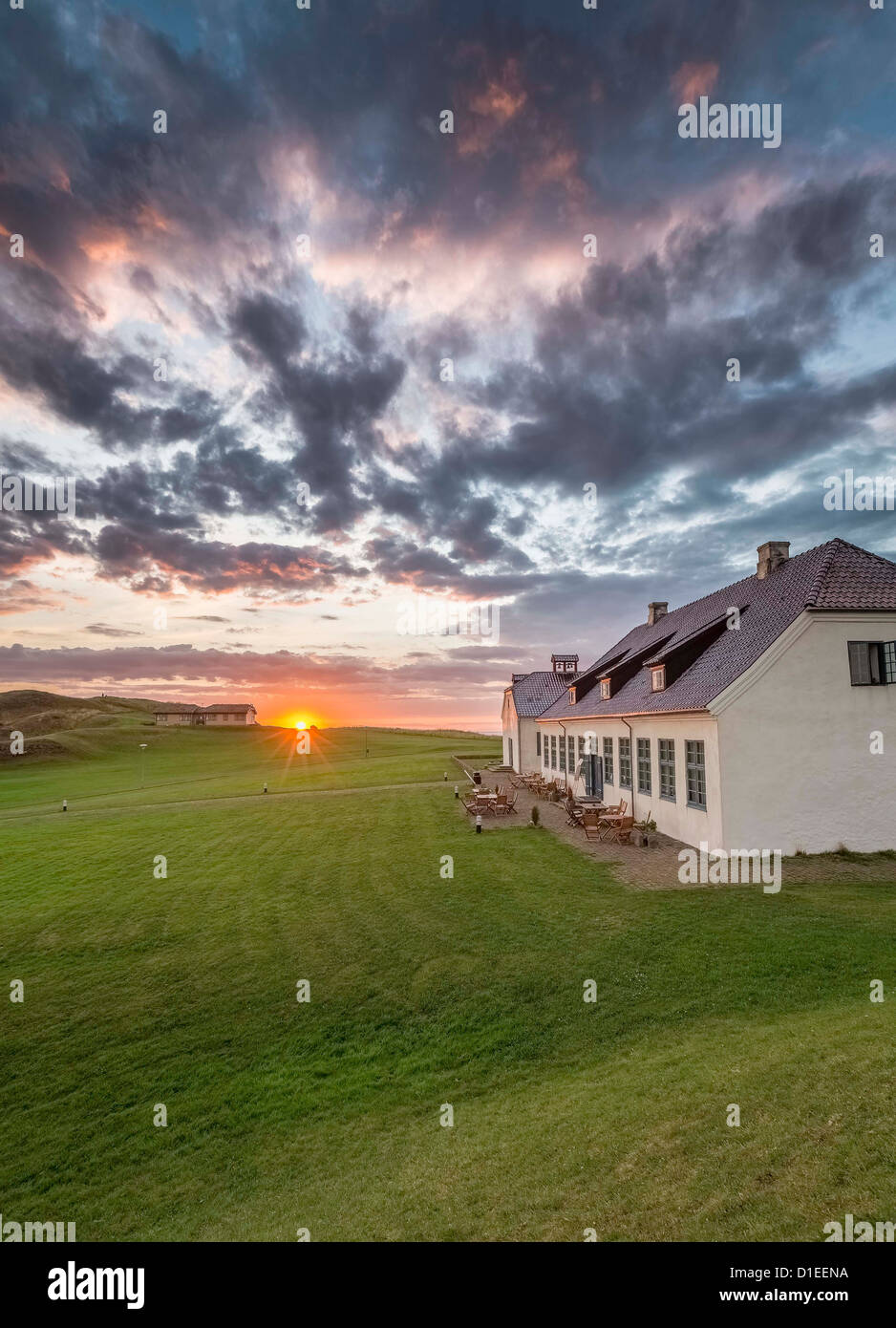 Sunset Videy Island Reykjavik, Iceland Stock Photo - Alamy