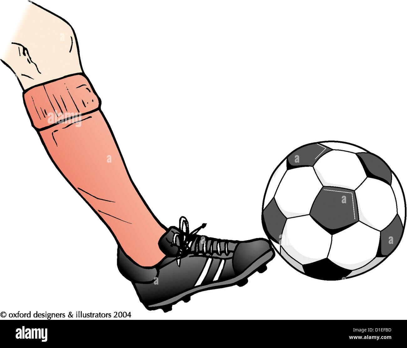 Football boot kick hi-res stock photography and images - Alamy