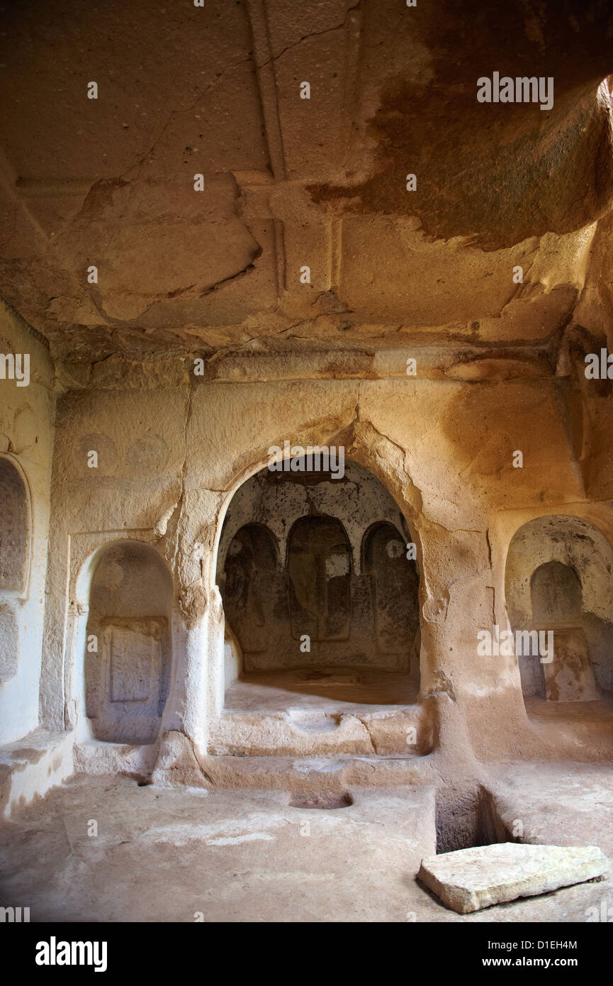 Kitchen of an early Christian monastery of Zelve, Cappadocia Turkey Stock Photo