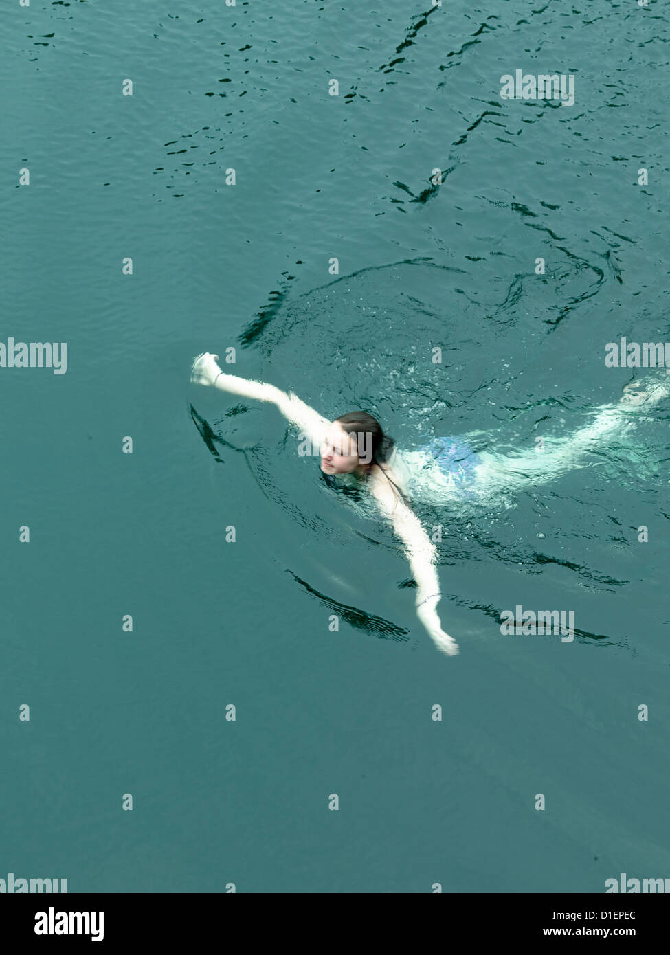 Teens swimming lake hi-res stock photography and images - Alamy