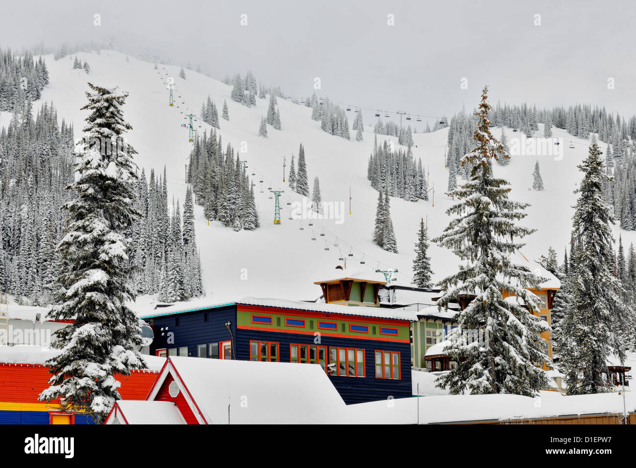 Silver star ski resort hi-res stock photography and images - Alamy