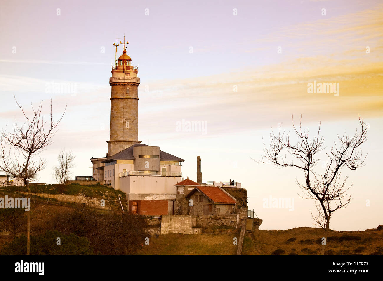 Lighthouse Cabo Mayor Santander Cantabria Spain Stock Photo