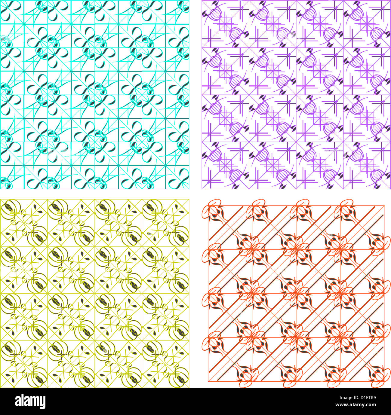 Vintage pattern hi-res stock photography and images - Alamy