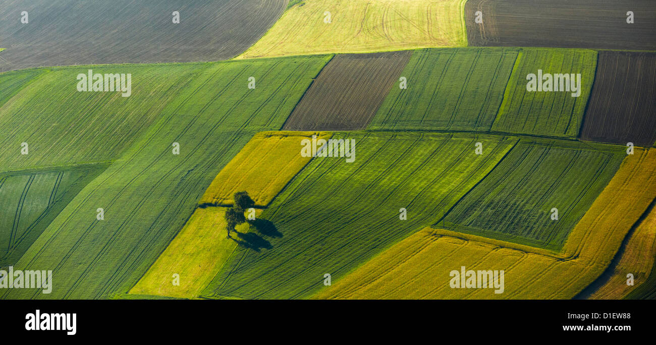 Aerial view meadows green grass hi-res stock photography and images - Alamy