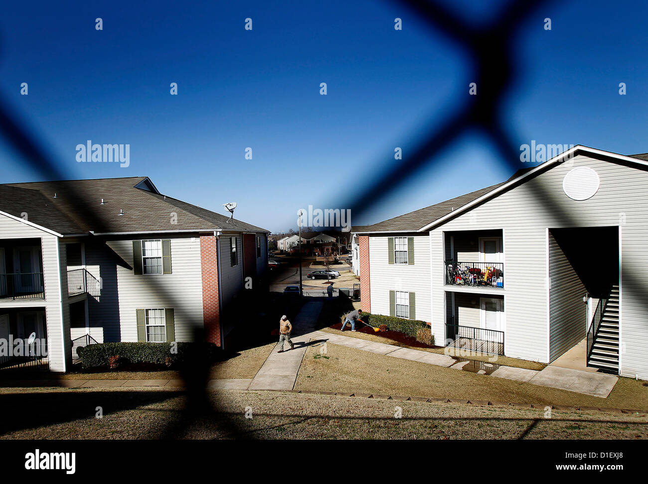 Dec. 18, 2012 - Southaven, MS, U.S. - December 18, 2012 - DeSoto Supervisors want the 2013 state legislature to amend a 2005 law on the valuation of affordable rental housing like the Terrace Park apartments on Airways in Southaven. The county hopes to regain lost tax revenue. (Credit Image: © Mark Weber/The Commercial Appeal/ZUMAPRESS.com) Stock Photo