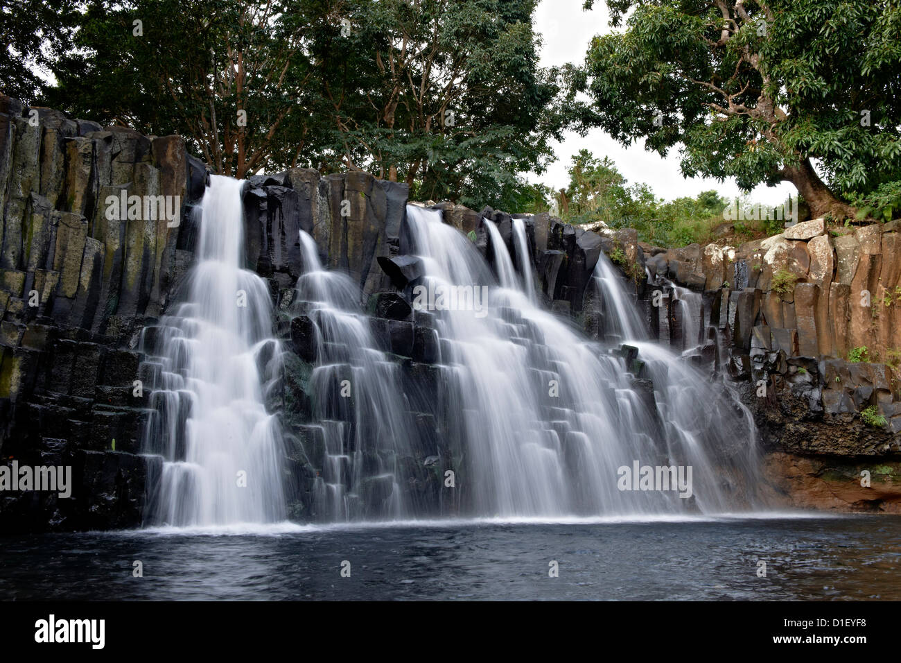 Rochester Falls, Soulliac, Mauritius, Indian Ocean Islands, Africa Stock Photo