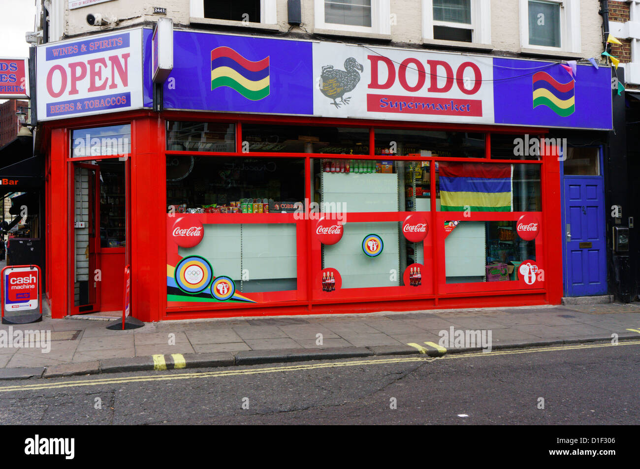 The Dodo supermarket in Frith Street, Soho, London. Stock Photo